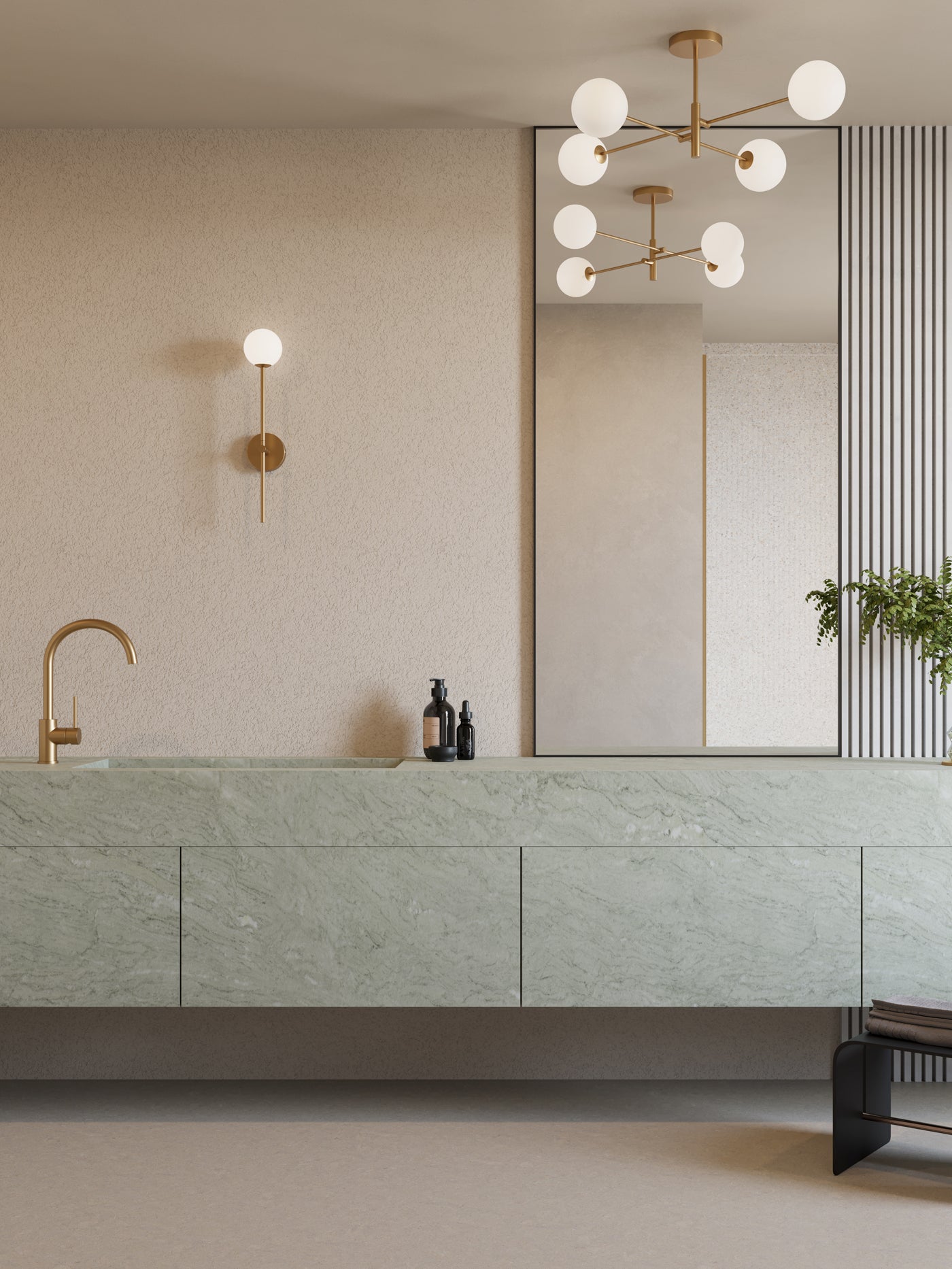 Chelso - 4 light brass and opal flush | Ceiling Light | Lights & Lamps Inc | Modern Affordable Designer Lighting | USA