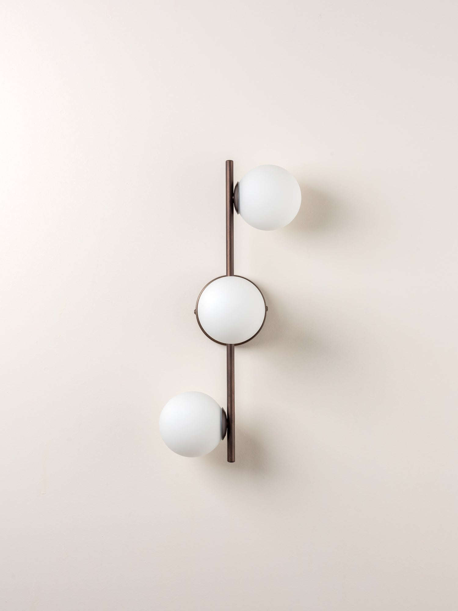 Coro - 3 light bronze and opal ceiling / wall | Ceiling Light | Lights & Lamps Inc | Modern Affordable Designer Lighting | USA