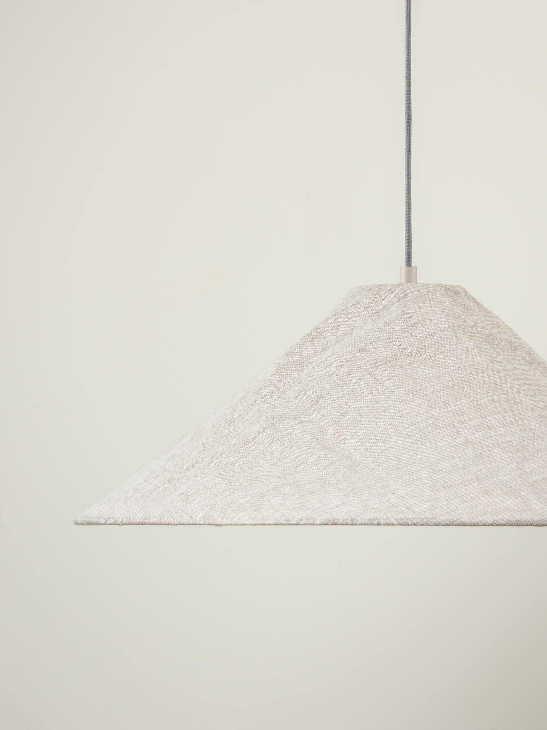 Siya - collapsible large linen pendant | Lamp shade | Lights & Lamps Inc | Modern Affordable Designer Lighting | USA