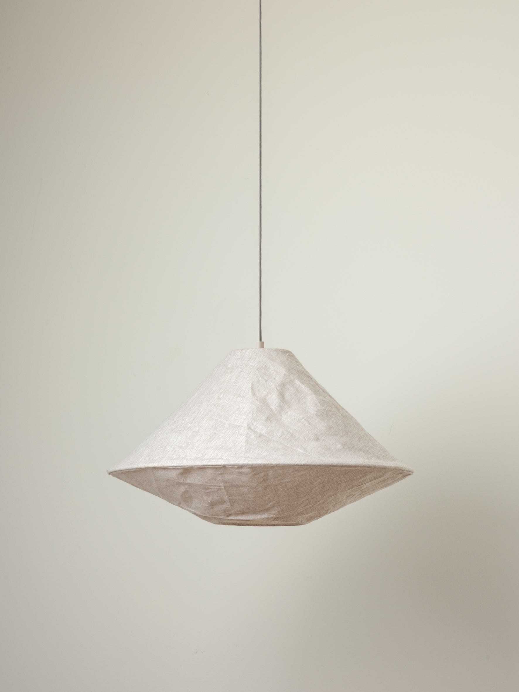 Siya - collapsible linen pendant | Lamp shade | Lights & Lamps Inc | Modern Affordable Designer Lighting | USA