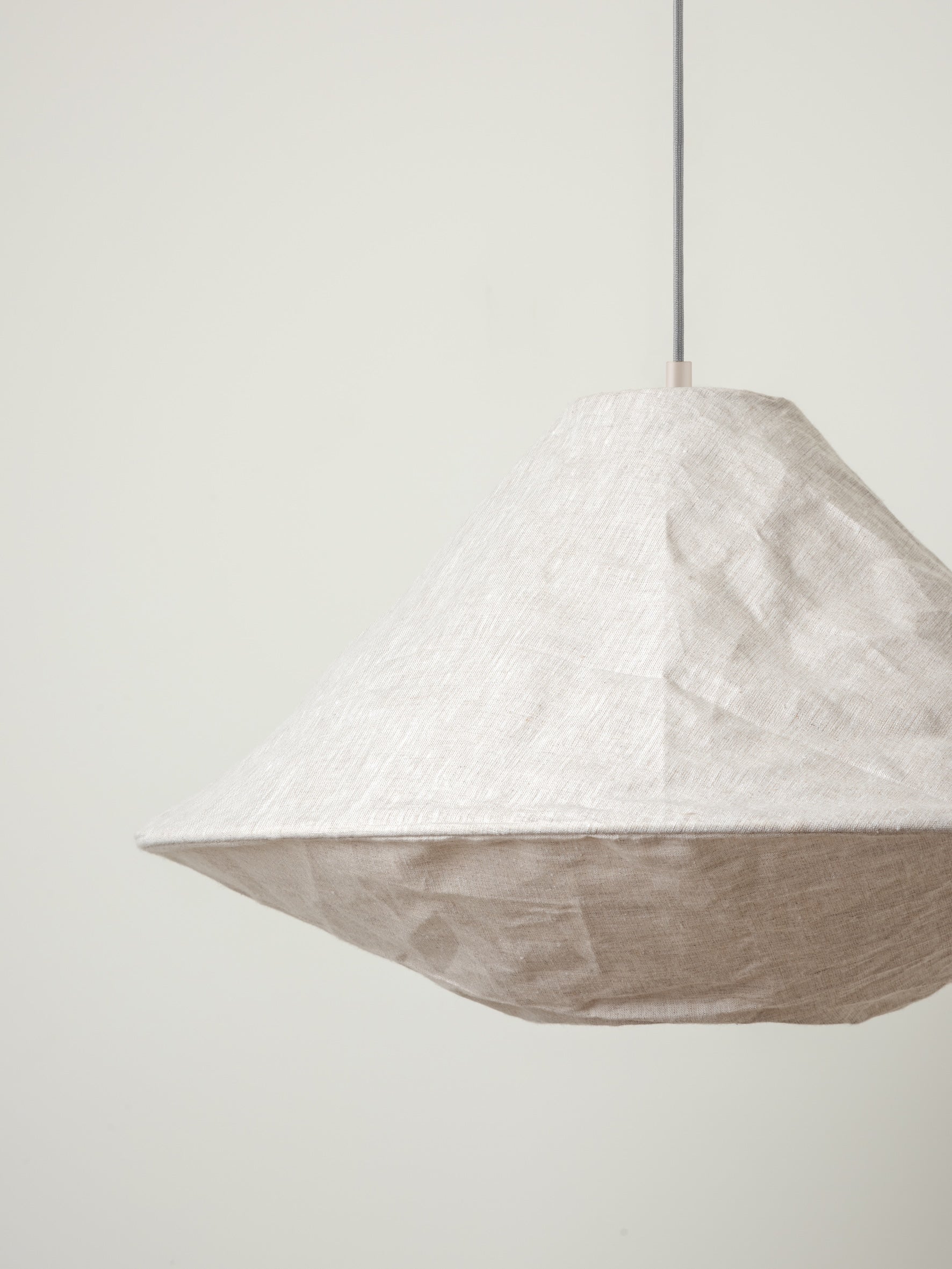 Siya - collapsible linen pendant | Lamp shade | Lights & Lamps Inc | Modern Affordable Designer Lighting | USA