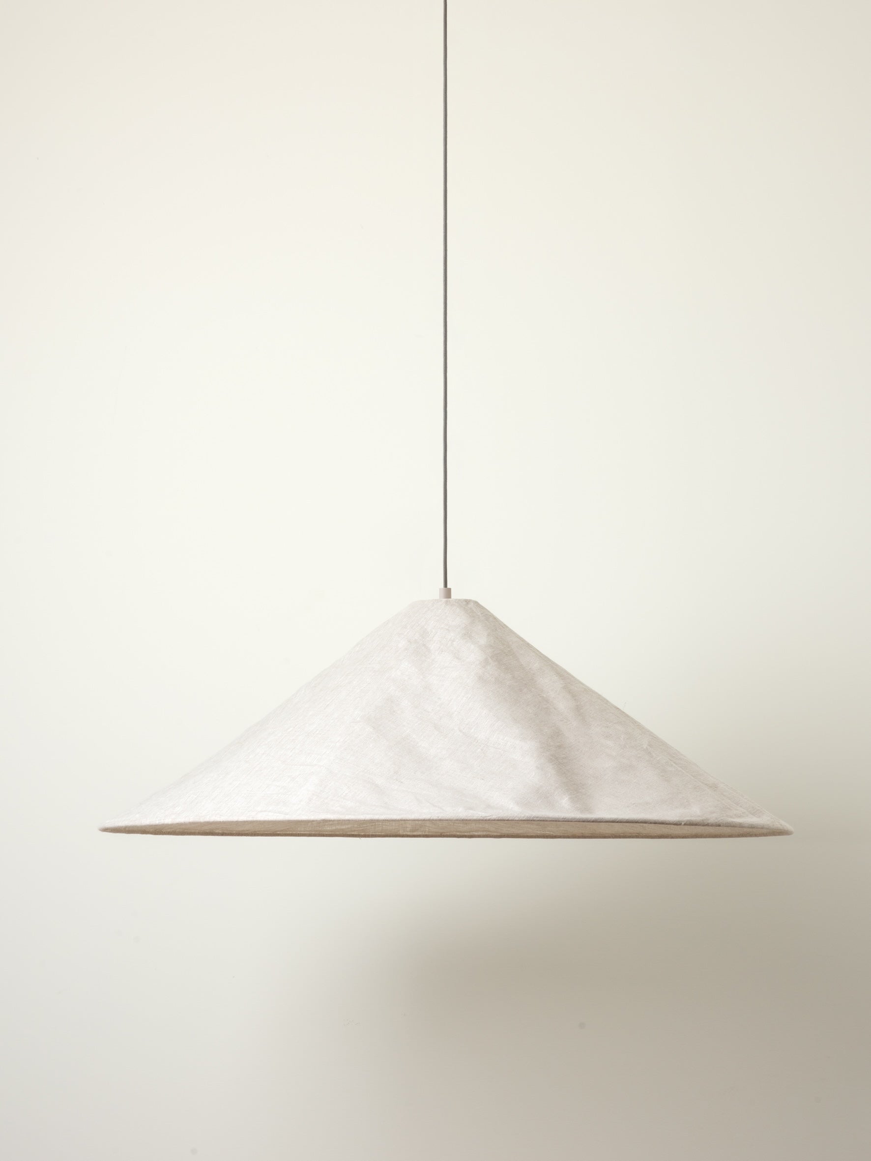 Siya - collapsible oversized linen pendant | Lamp shade | Lights & Lamps Inc | Modern Affordable Designer Lighting | USA