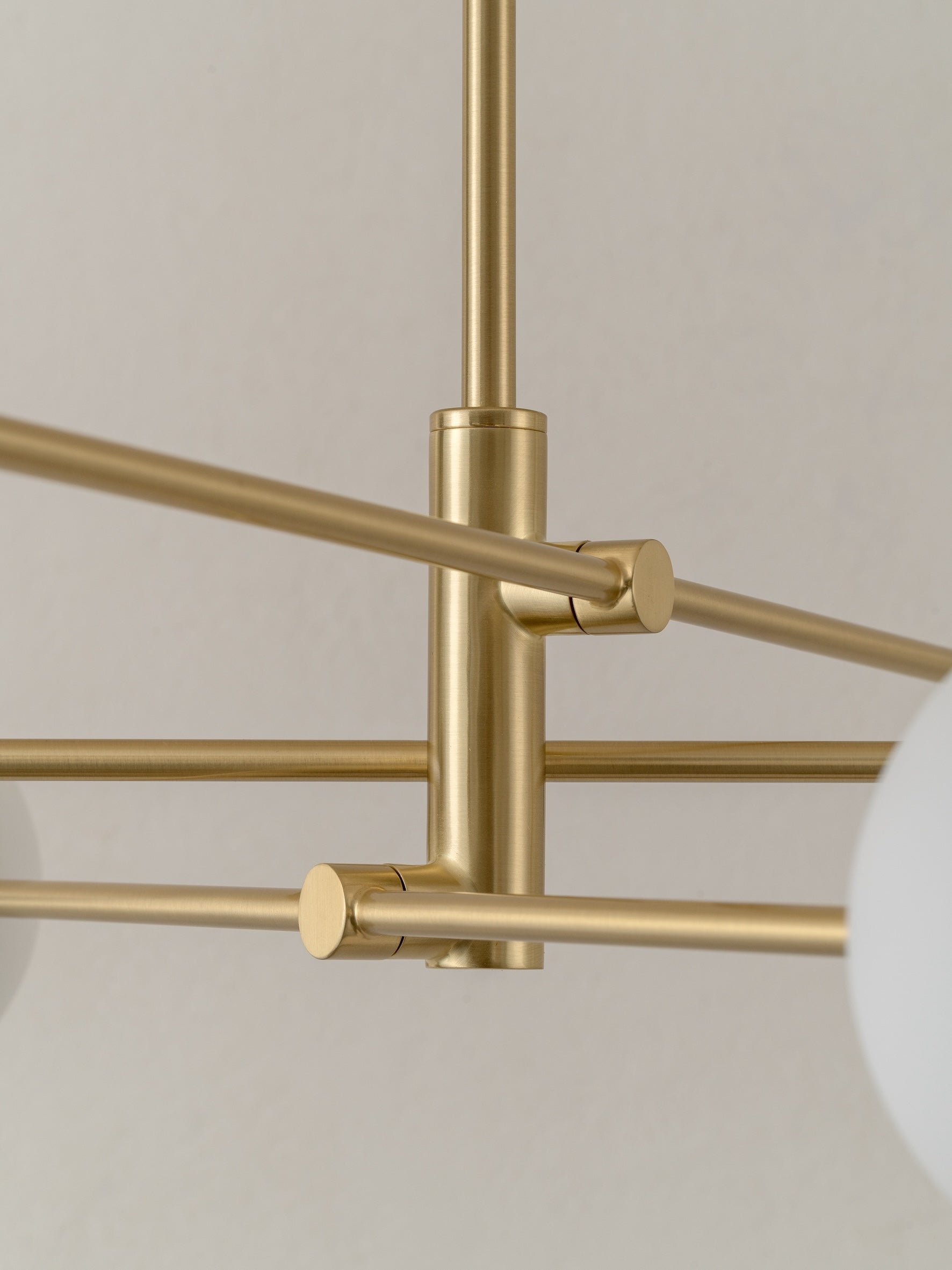 Chelso - 6 light brass and opal pendant | Ceiling Light | Lights & Lamps | USA | Modern Affordable Designer Lighting