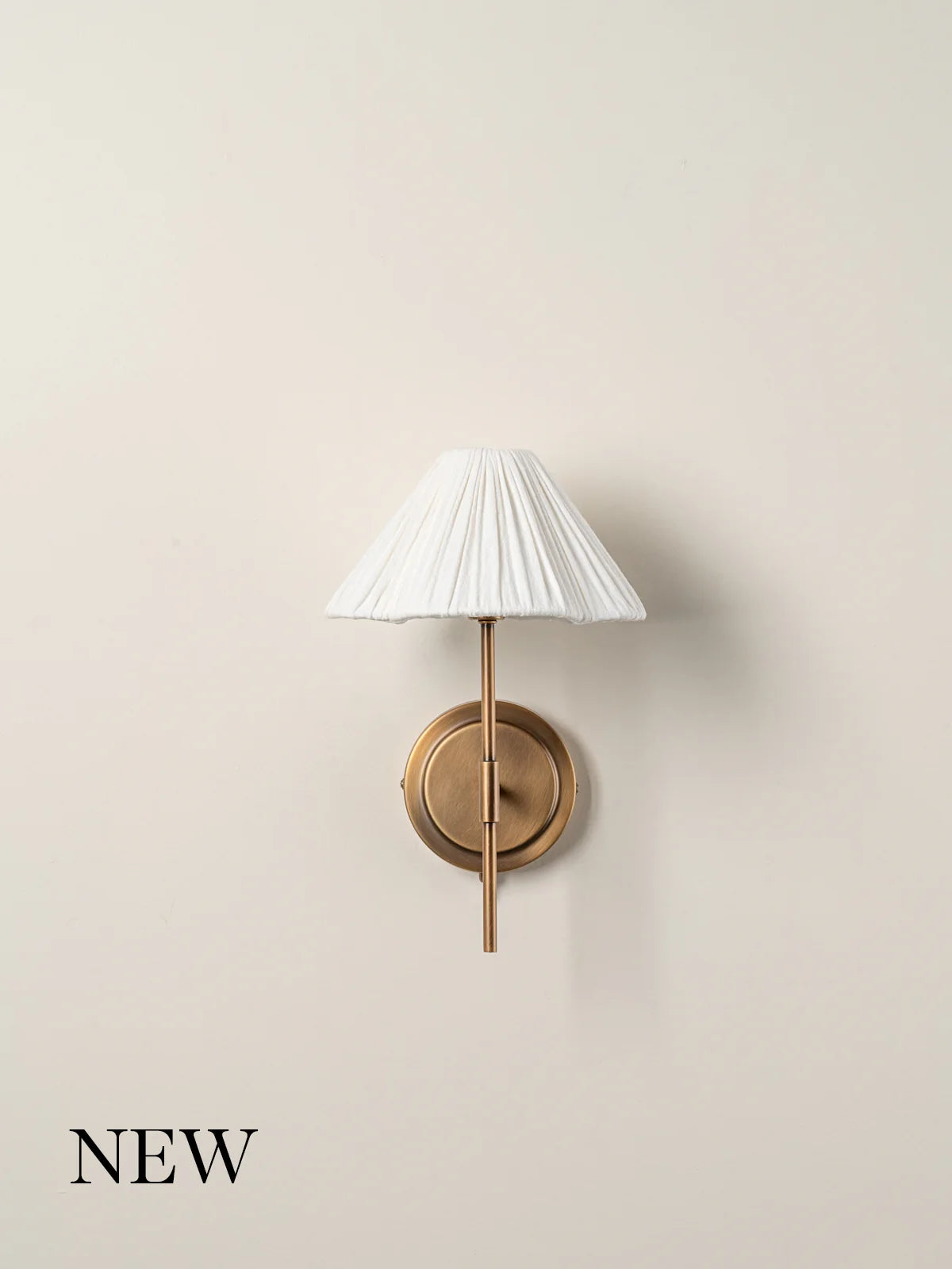 Lindi - scalloped pleated linen wall light | | Lights & Lamps | USA | Modern Affordable Designer Lighting