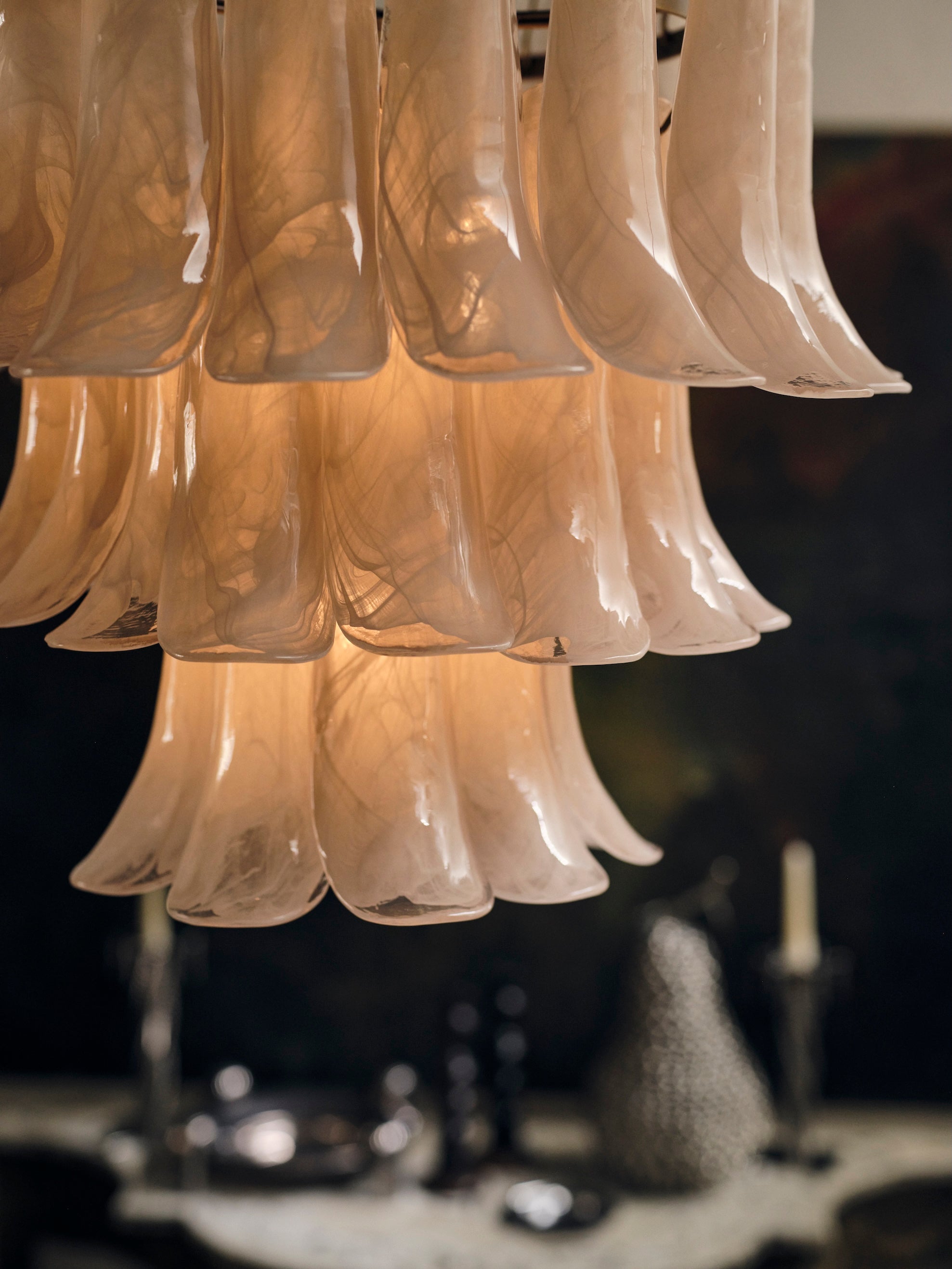 Lonso taupe chandelier