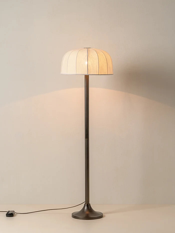 Ottino - bronze and linen floor lamp | Floor lamp | lights & lamps | US | Modern affordable designer lighting