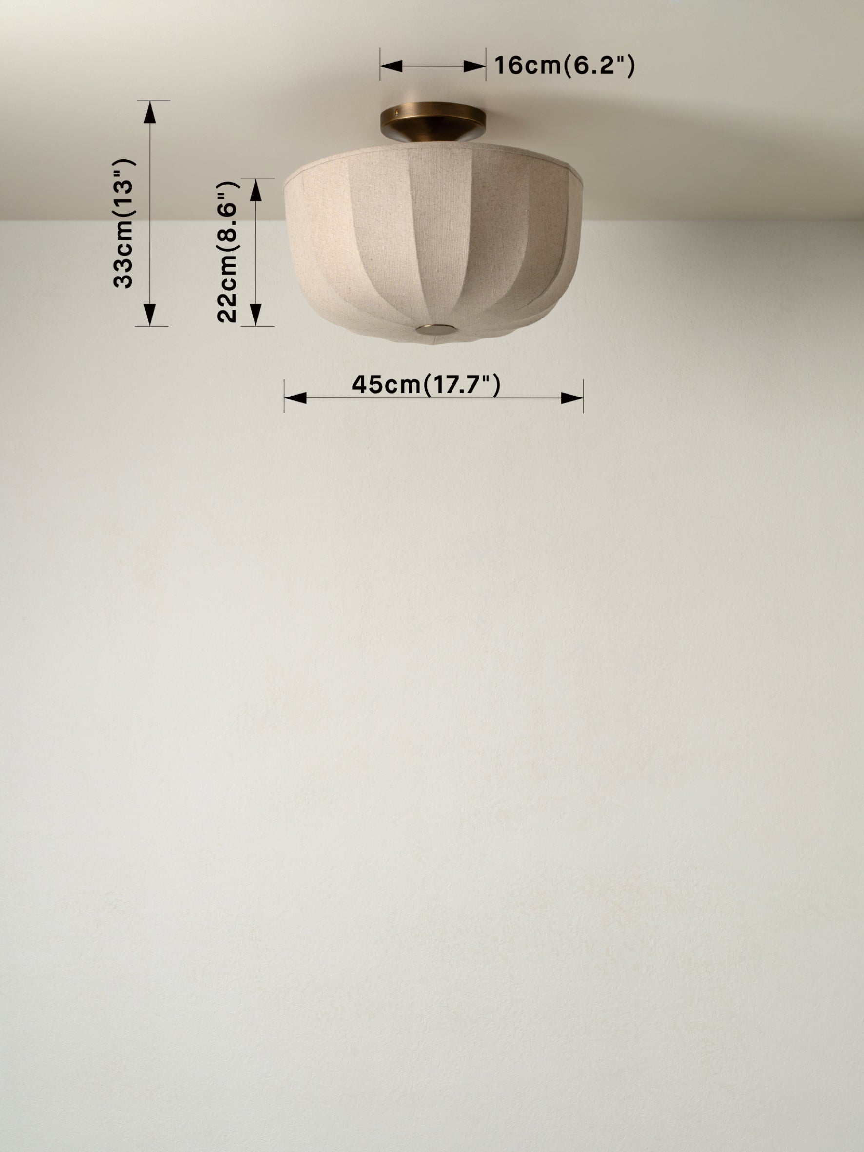 Ottino flush pendant