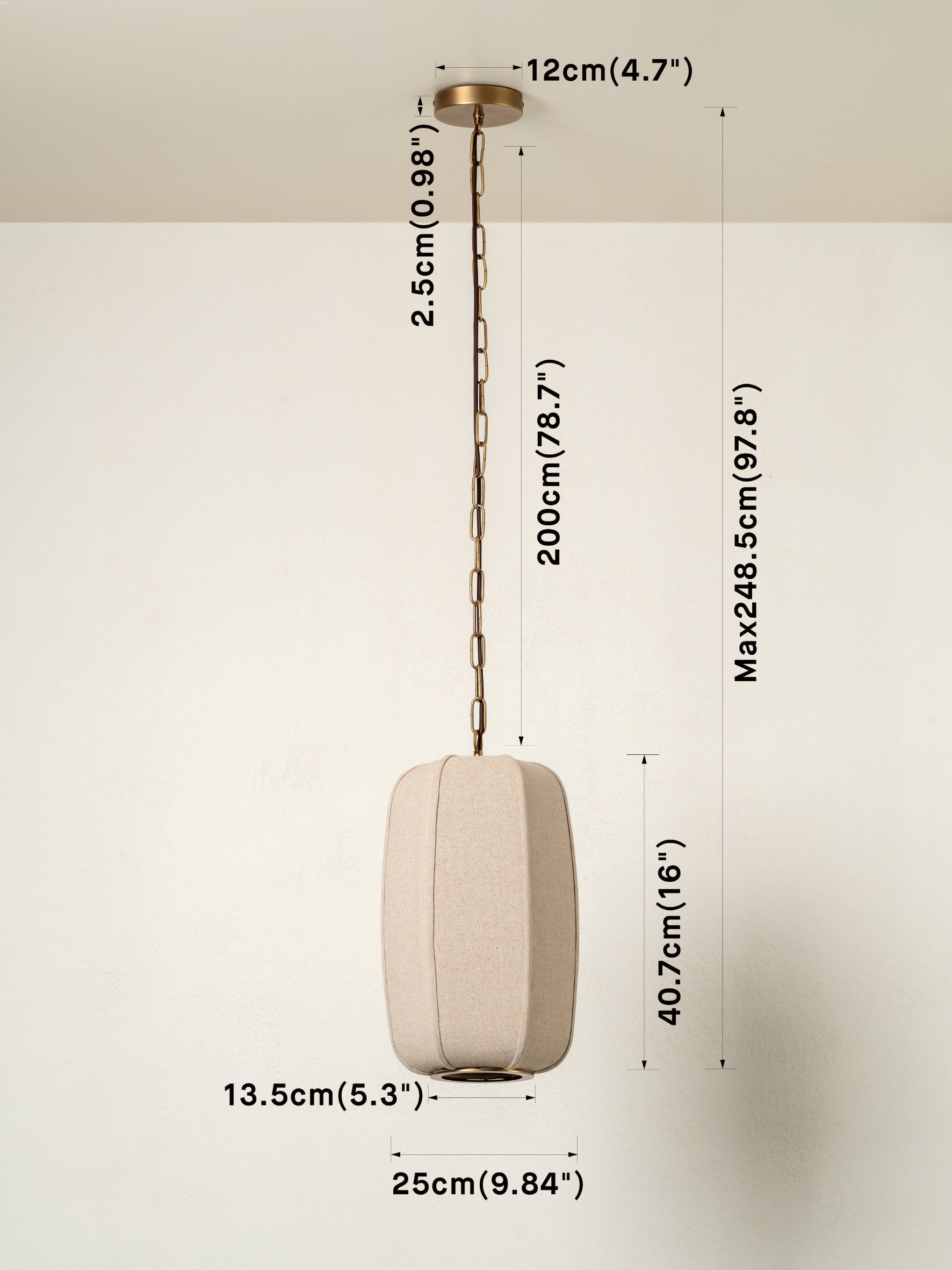 Ottino tall pendant