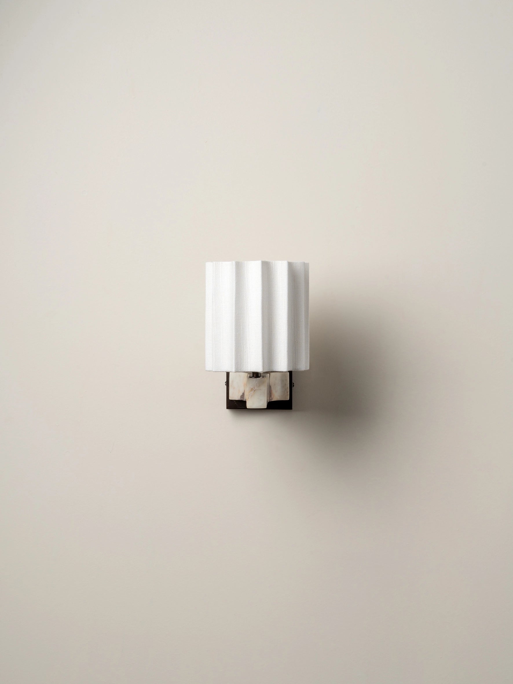 Viotti - Calacatta Viola marble and linen wall light | Table lamp | lights & lamps | US | Modern affordable designer lighting