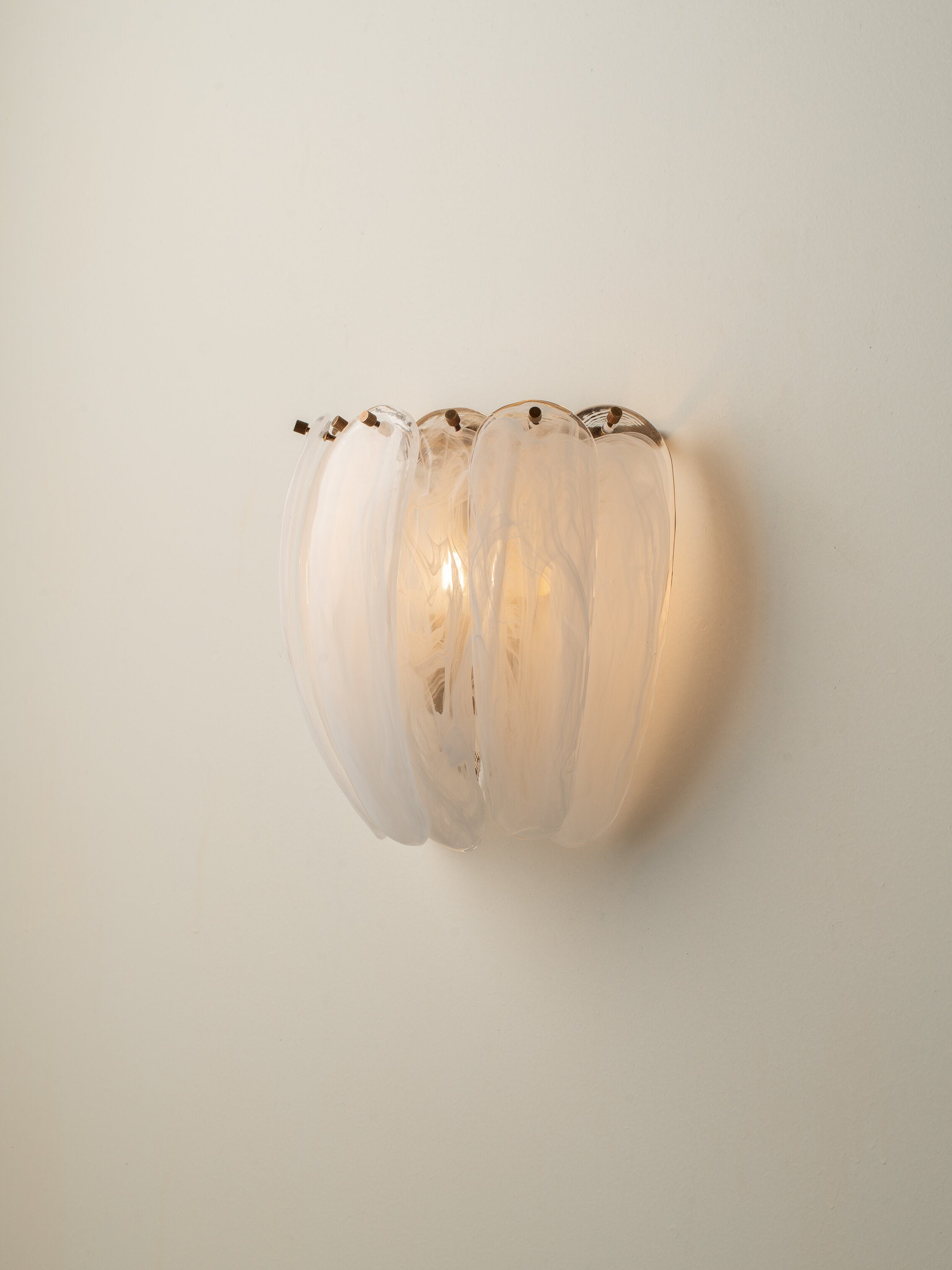 Astera – alabaster curved glass wall light | Wall light | lights & lamps | Modern affordable designer lighting