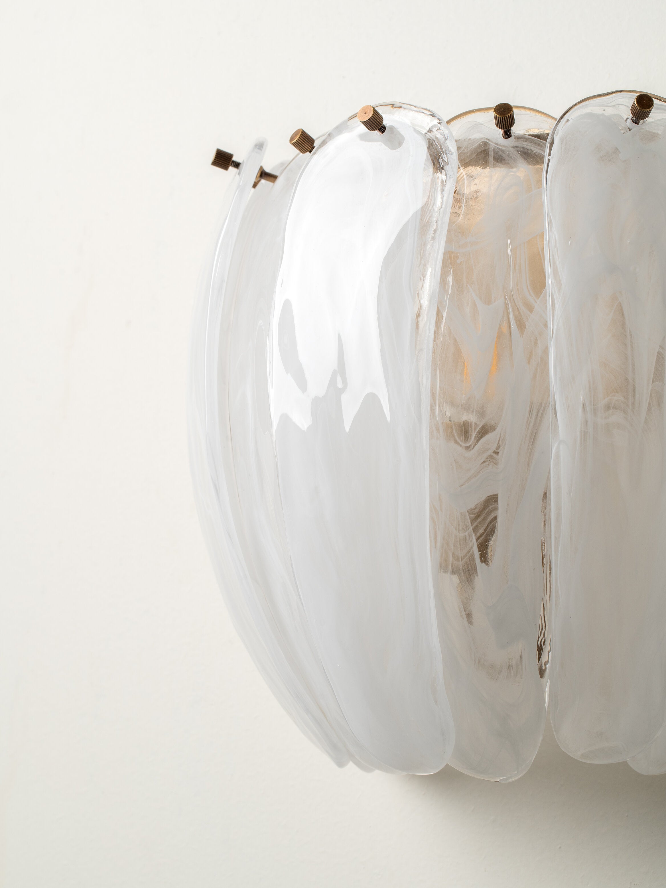 Astera – alabaster curved glass wall light | Wall light | lights & lamps | Modern affordable designer lighting