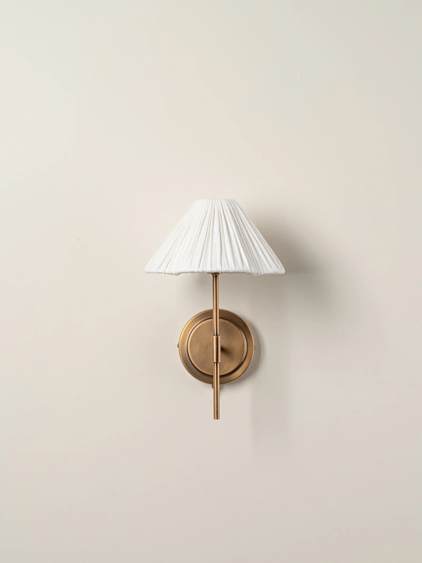 Lindi - scalloped pleated linen wall light | | Lights & Lamps | USA | Modern Affordable Designer Lighting