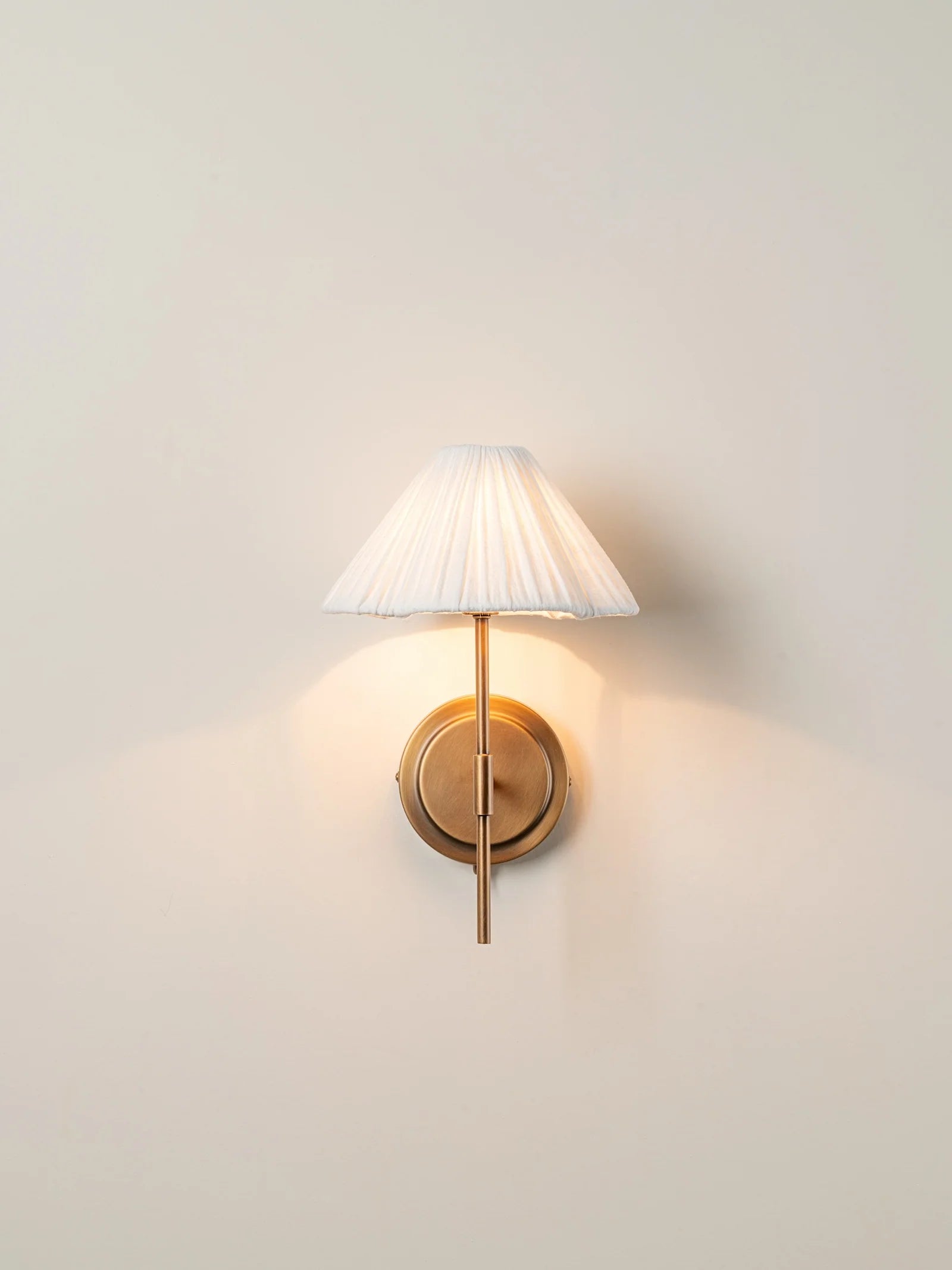 Lindi - scalloped pleated linen wall light | | Lights & Lamps | USA | Modern Affordable Designer Lighting