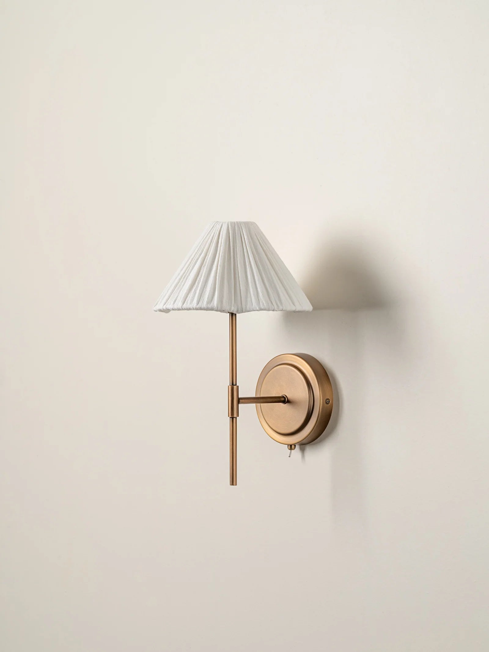 Lindi - scalloped pleated linen wall light | | Lights & Lamps | USA | Modern Affordable Designer Lighting