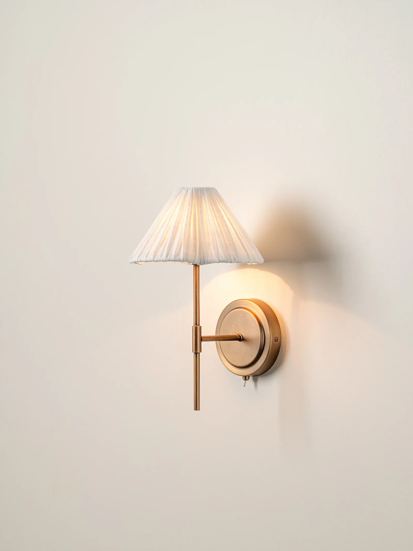 Lindi - scalloped pleated linen wall light | | Lights & Lamps | USA | Modern Affordable Designer Lighting