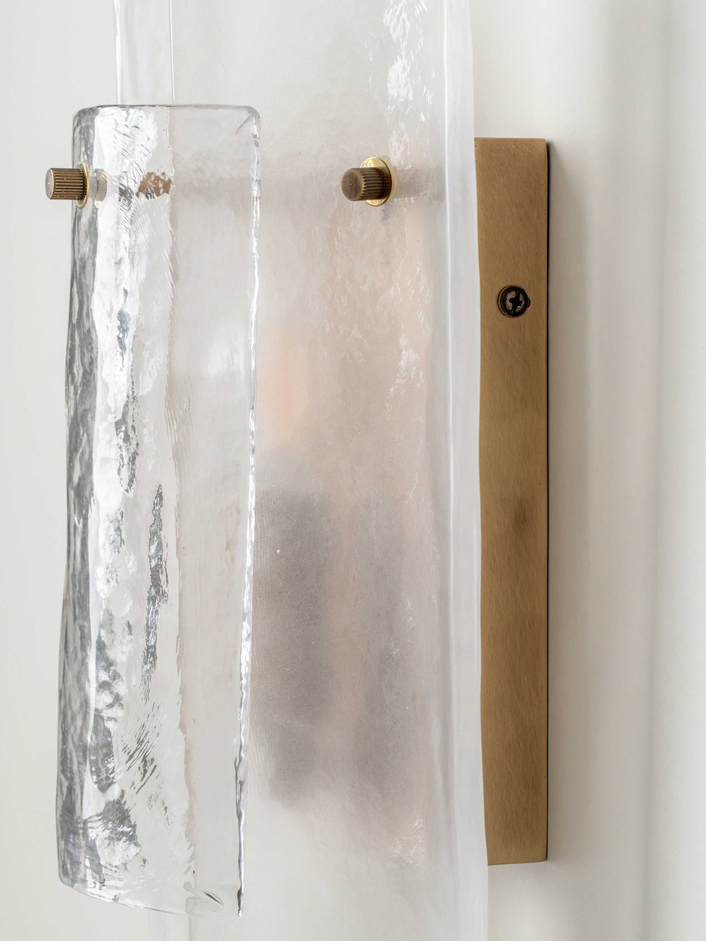 Pazo - layered textured glass wall light | Wall light | lights & lamps | Modern affordable designer lighting