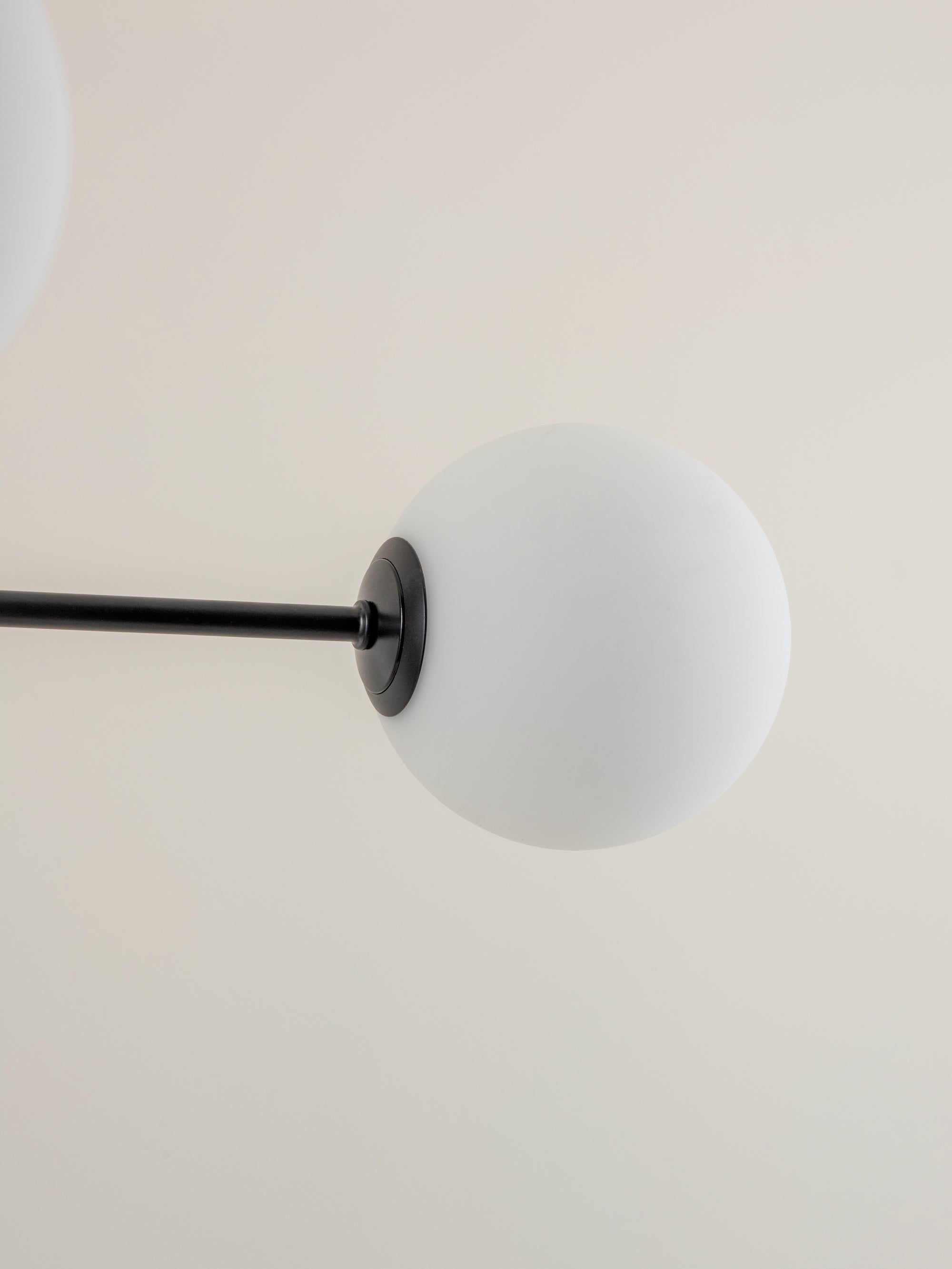 Chelso - 6 light matt black and opal pendant | Ceiling Light | Lights & Lamps Inc | Modern Affordable Designer Lighting | USA