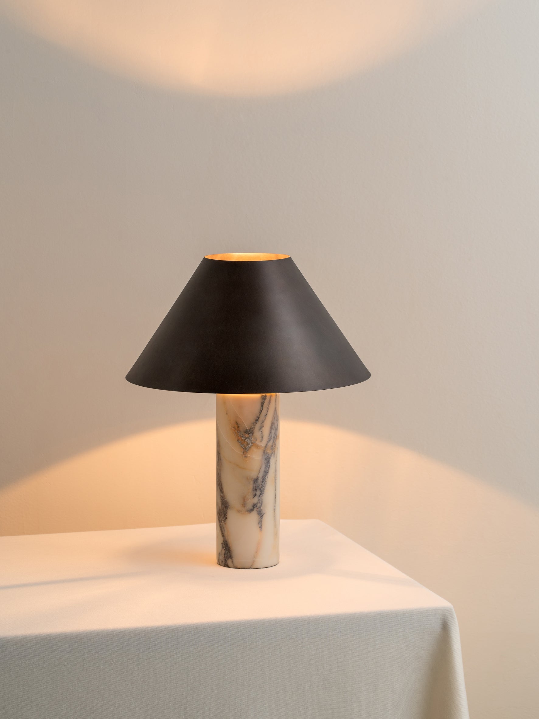 Cline - calacatta viola marble and bronze table lamp | Table Lamp | Lights & Lamps Inc | Modern Affordable Designer Lighting | USA