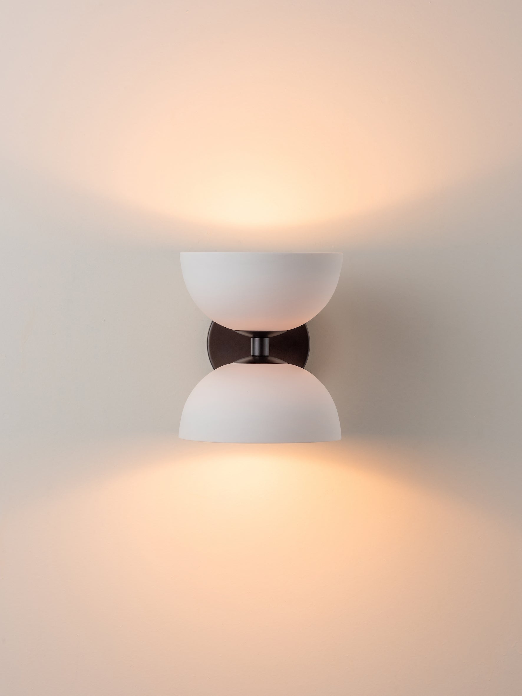 Ruzo - 2 light bronze and porcelain wall light | Wall Light | Lights & Lamps Inc | Modern Affordable Designer Lighting | USA