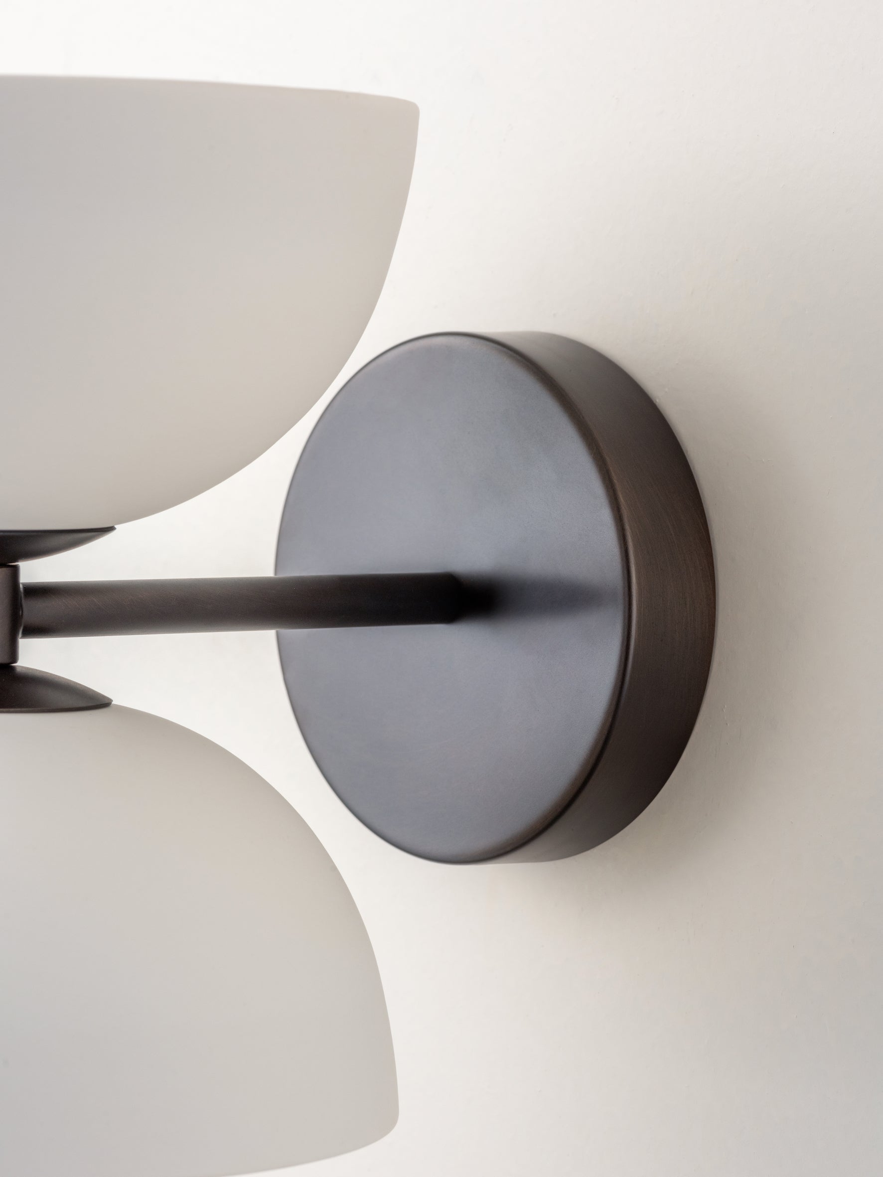 Ruzo - 2 light bronze and porcelain wall light | Wall Light | Lights & Lamps Inc | Modern Affordable Designer Lighting | USA