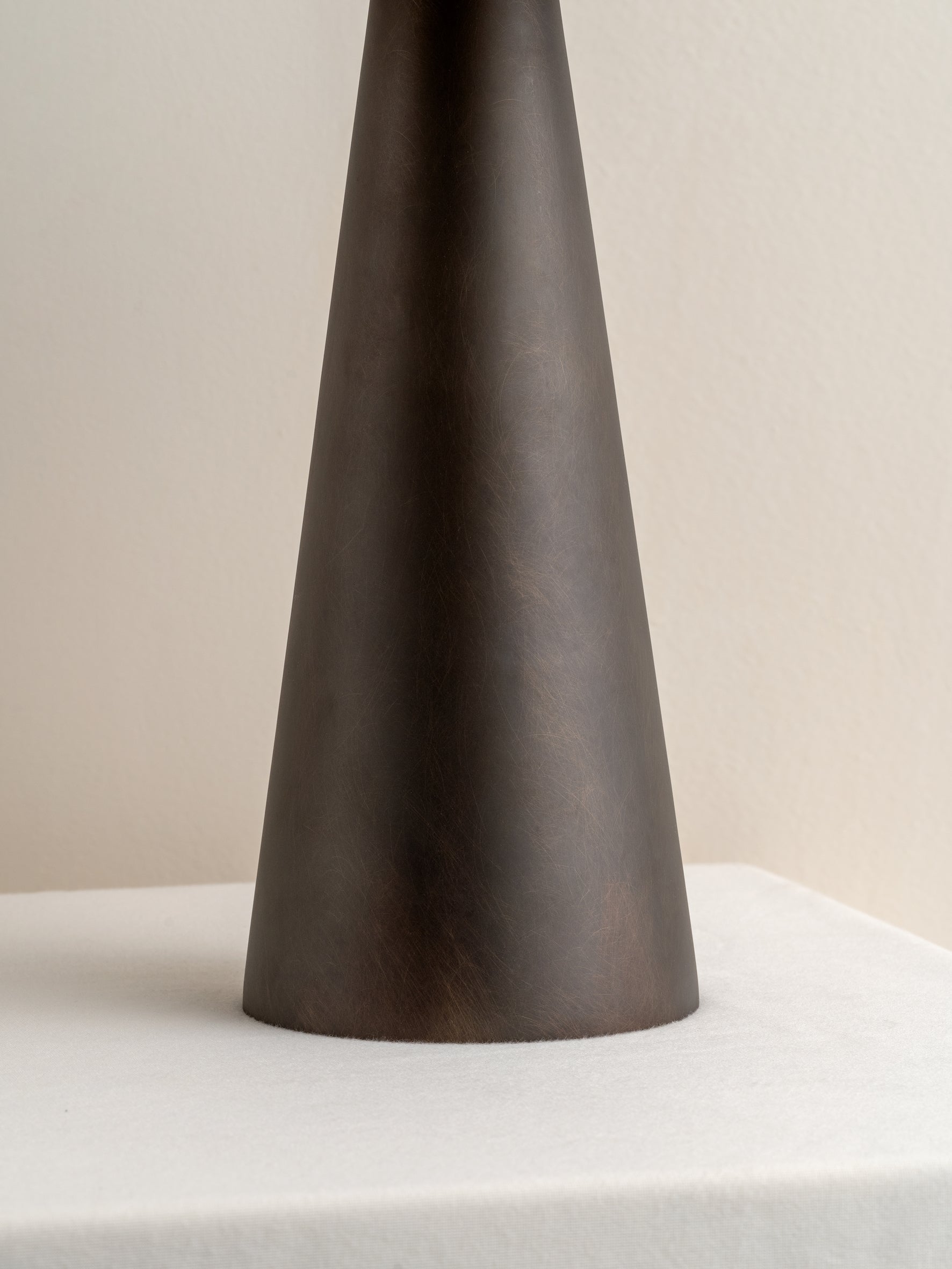 Orta - aged brass and bronze cone table lamp | Table Lamp | Lights & Lamps Inc | Modern Affordable Designer Lighting | USA