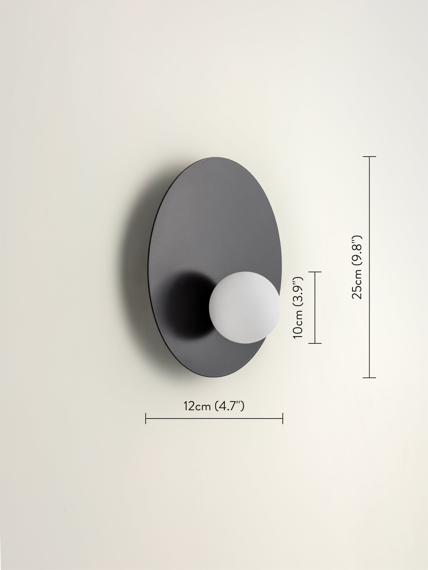 Luna - 1 light matt black wall light | Wall Light | Lights & Lamps Inc | Modern Affordable Designer Lighting | USA