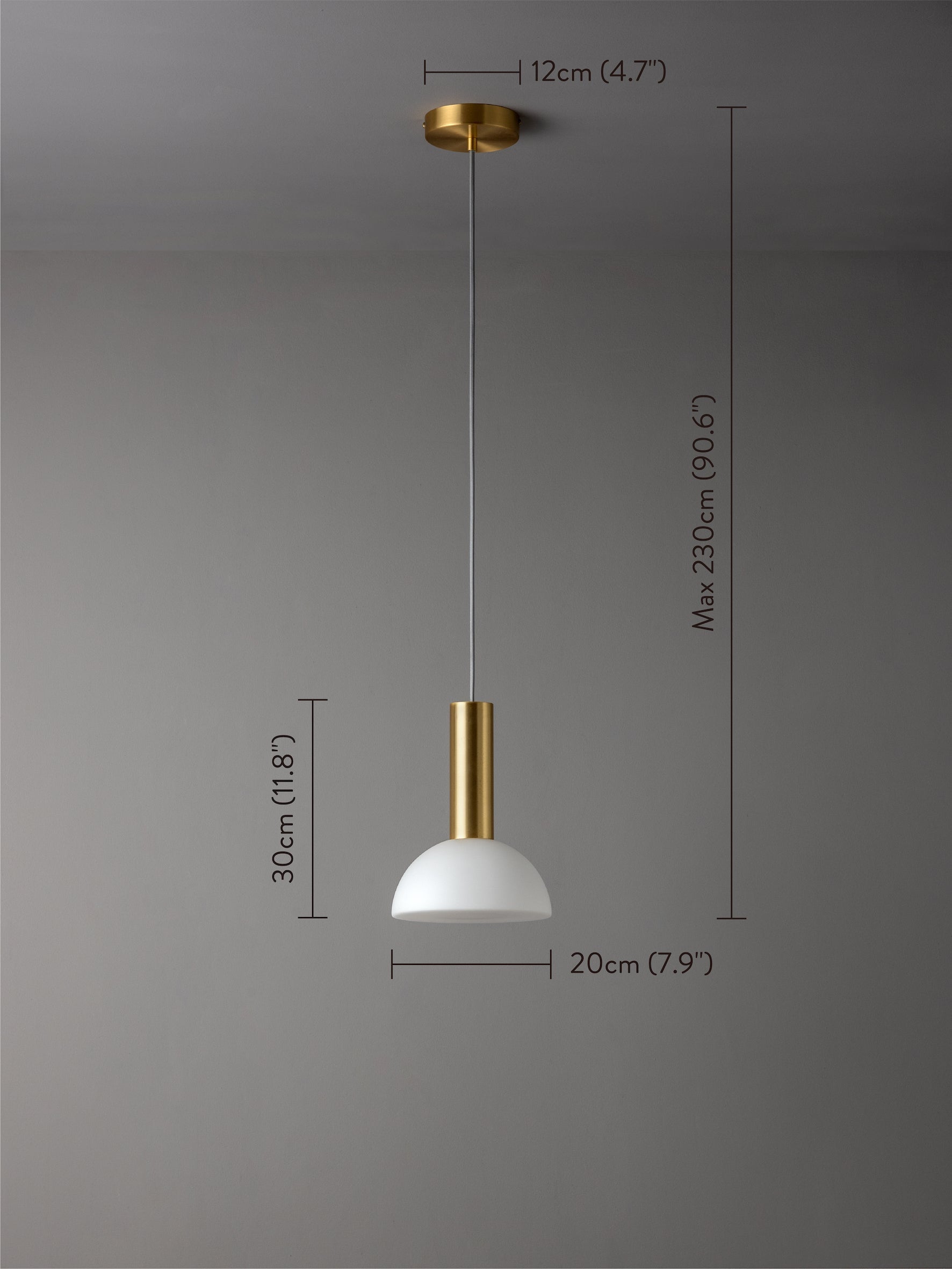 Silio - 1 light brushed brass and opal pendant | Ceiling Light | Lights & Lamps Inc | Modern Affordable Designer Lighting | USA