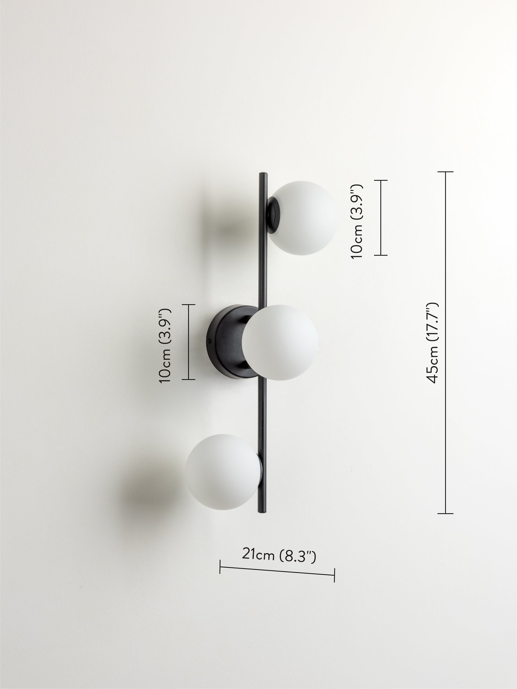 Coro - 3 light bronze and opal ceiling / wall | Ceiling Light | Lights & Lamps Inc | Modern Affordable Designer Lighting | USA