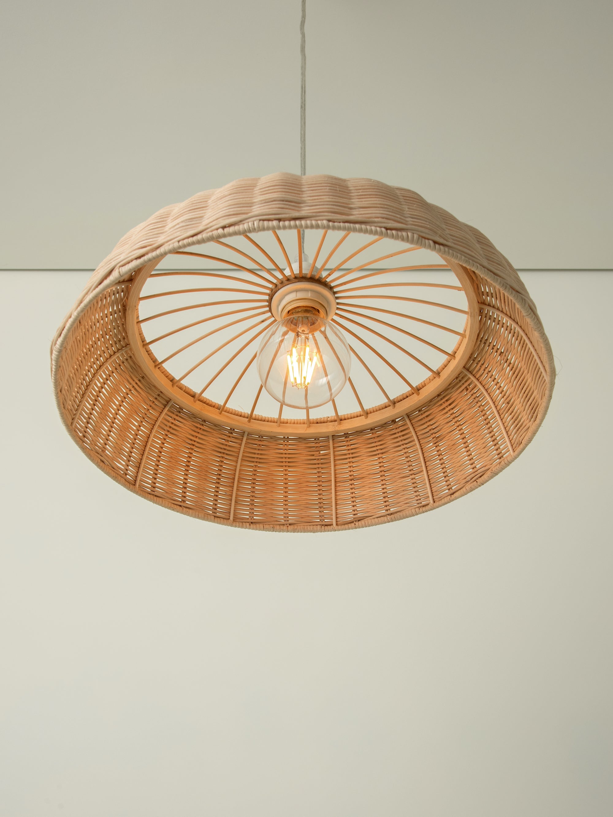 Hao - natural rattan easy fit lampshade | Lamp shade | Lights & Lamps Inc | USA