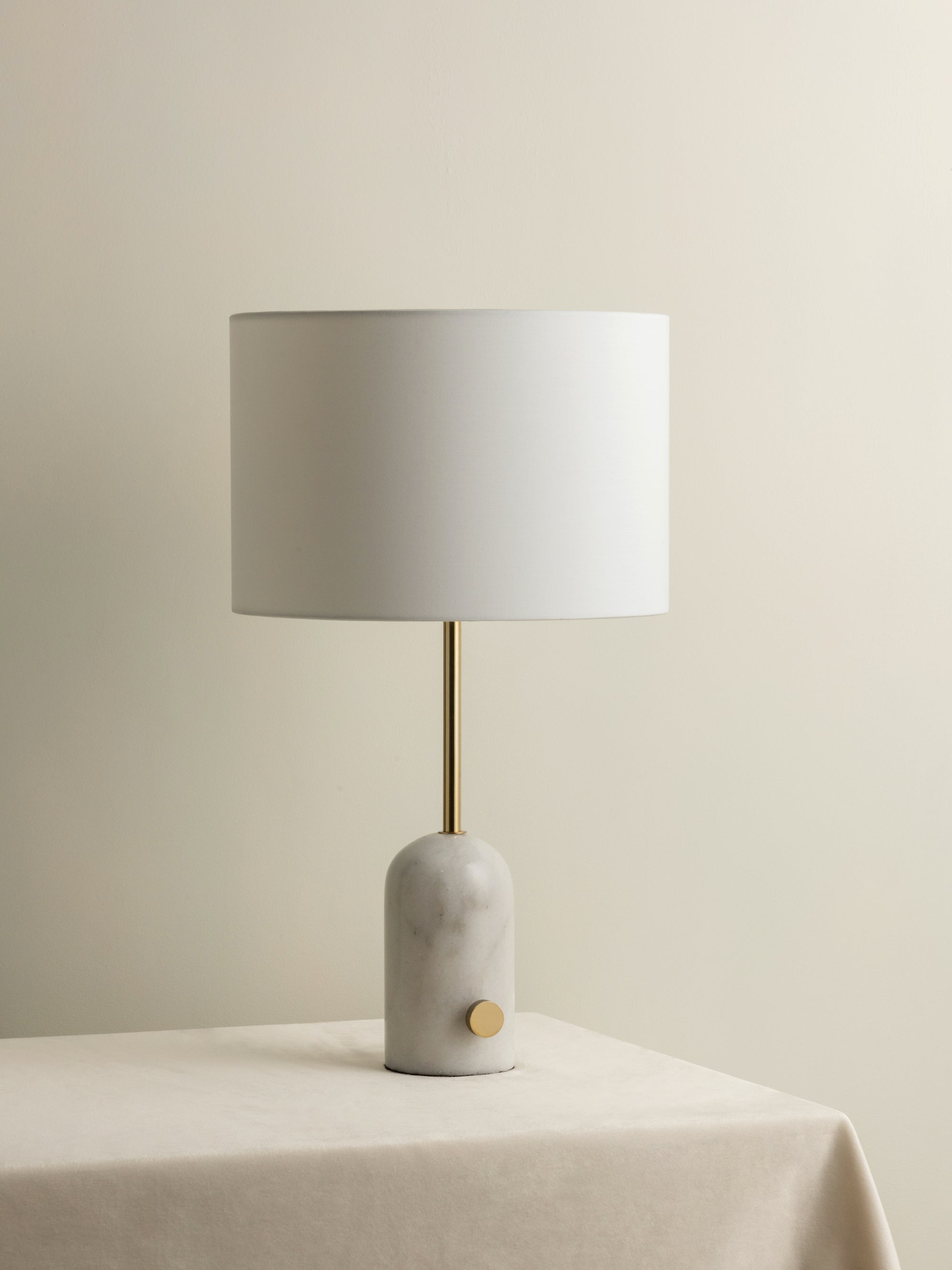 Penn - white marble and brass table lamp | Table Lamp | Lights & Lamps Inc | Modern Affordable Designer Lighting | USA