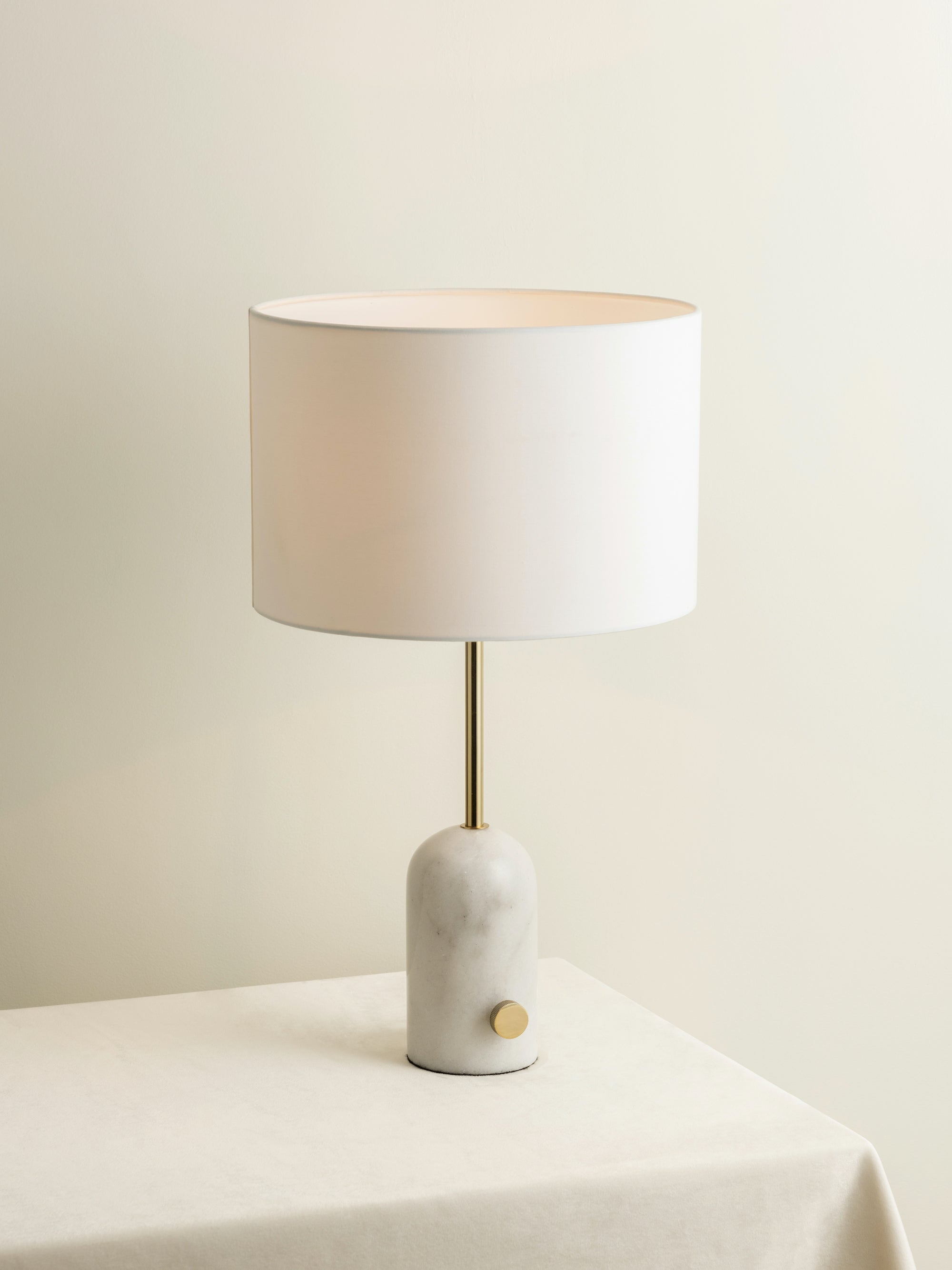 Penn - white marble and brass table lamp | Table Lamp | Lights & Lamps Inc | Modern Affordable Designer Lighting | USA