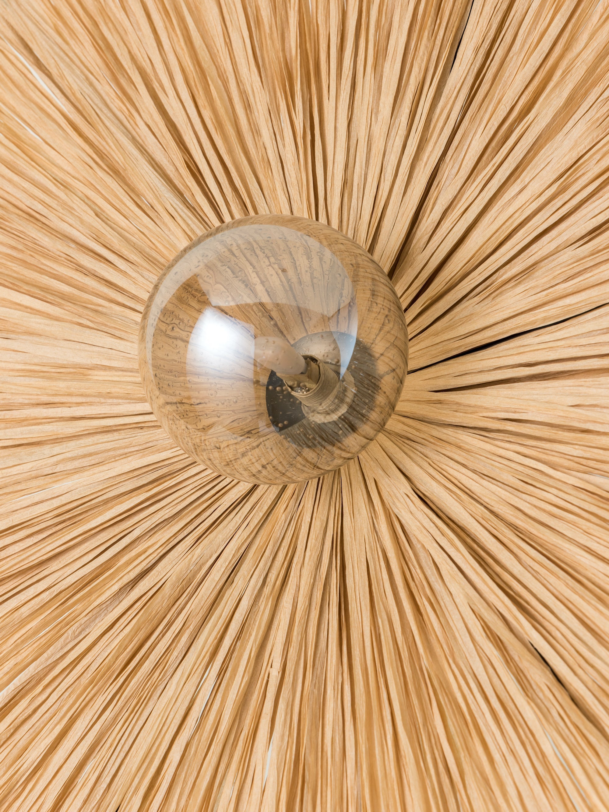 Ridotti - 1 Light Natural Raffia and Burnished Brass Floor Lamp | Floor Lamp | Lights & Lamps Inc | Modern Affordable Designer Lighting | USA