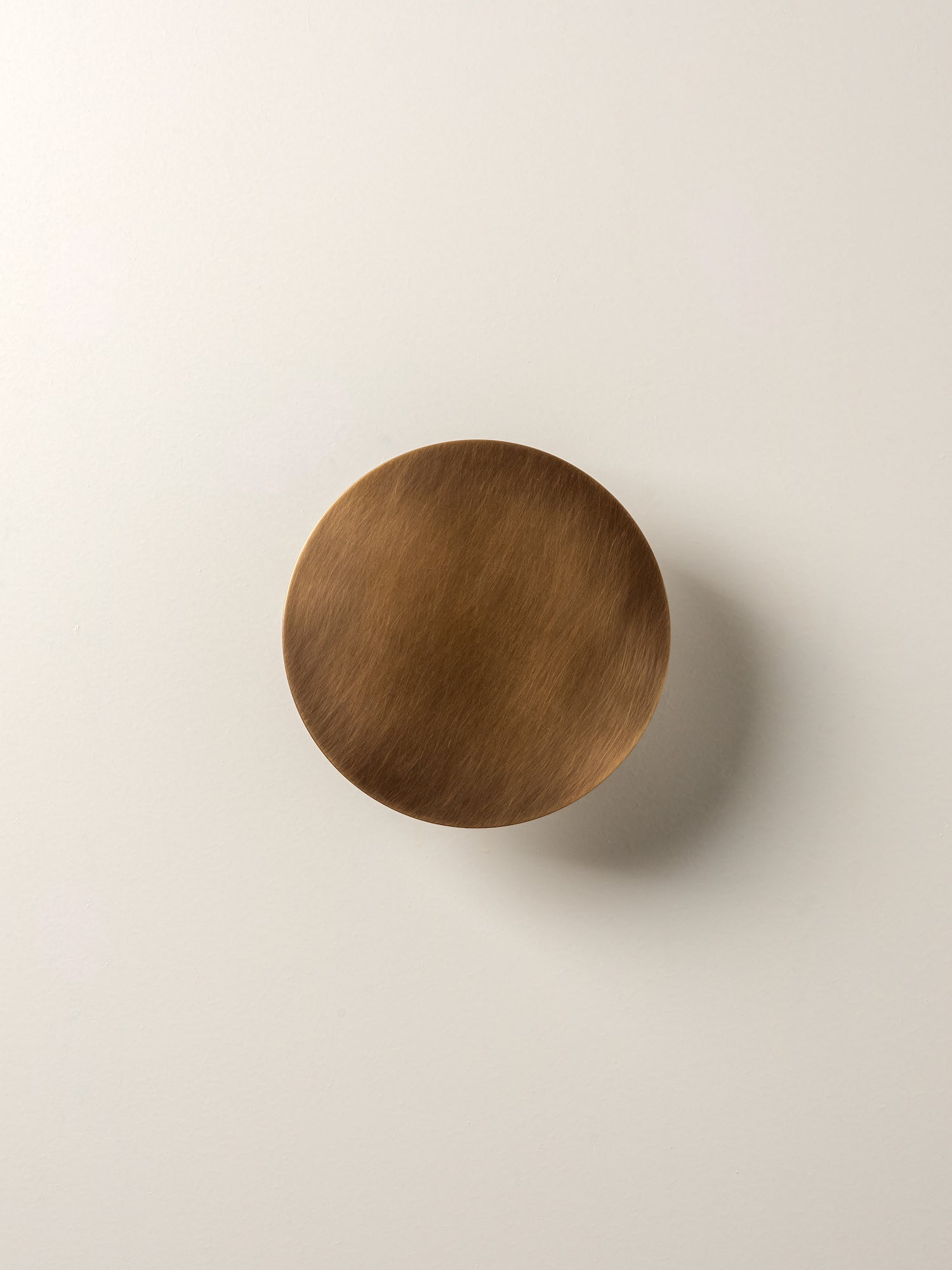 Santi - LED adjustable aged brass disc wall light | Wall Light | Lights & Lamps Inc | Modern Affordable Designer Lighting | USA
