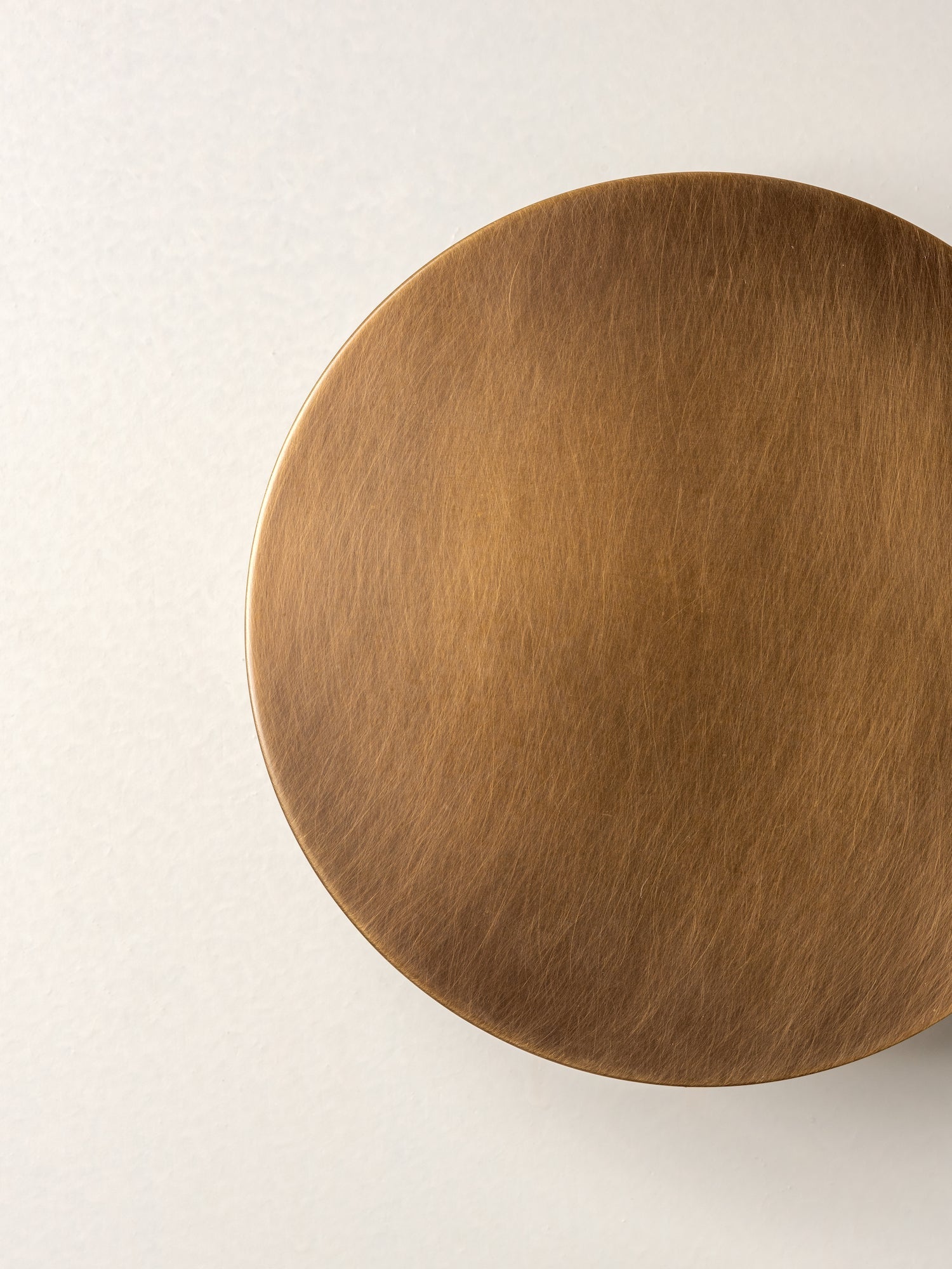 Santi - LED adjustable aged brass disc wall light | Wall Light | Lights & Lamps Inc | Modern Affordable Designer Lighting | USA