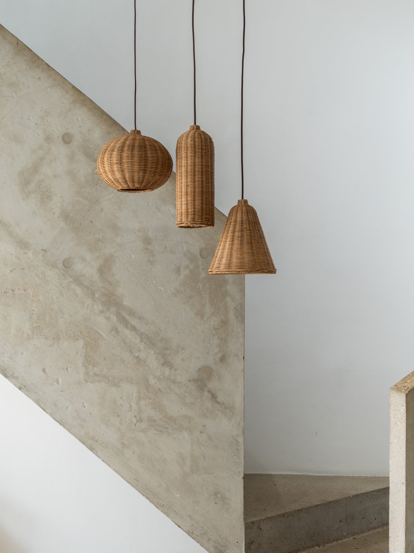 Aditi - 3 light rattan pendant | Ceiling Light | Lights & Lamps Inc | Modern Affordable Designer Lighting | USA