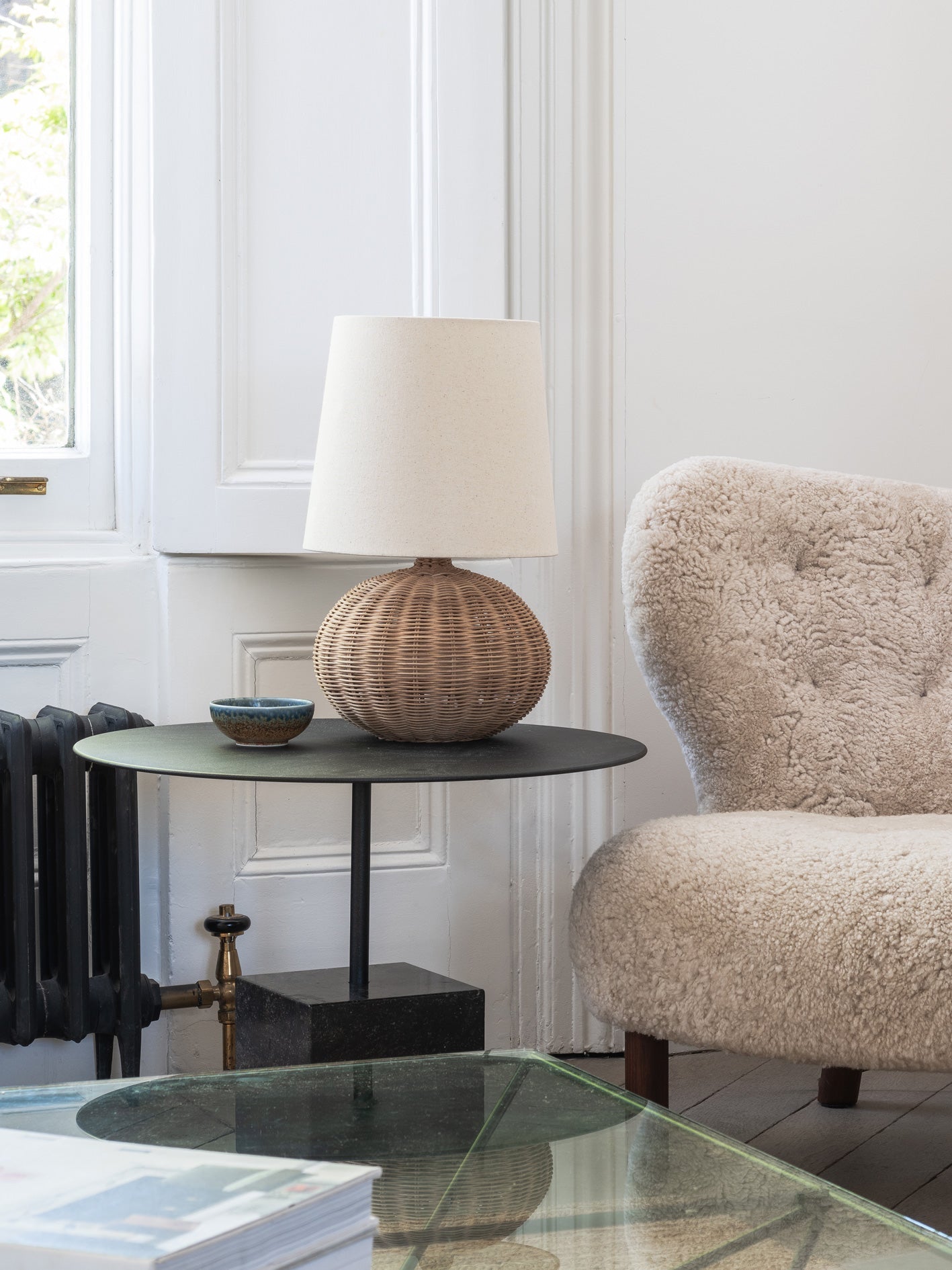 Sanvi - rattan globe table lamp | Table Lamp | Lights & Lamps Inc | Modern Affordable Designer Lighting | USA