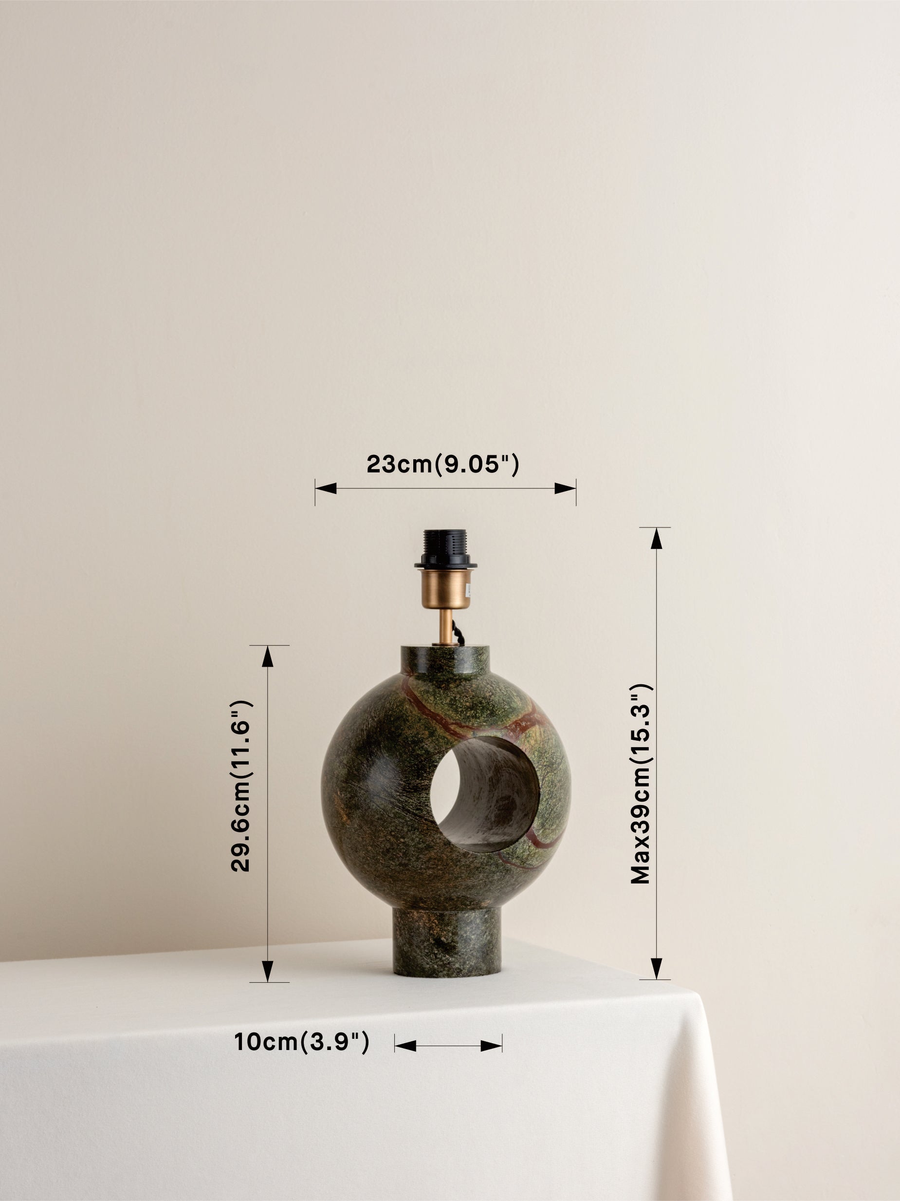 Edition 1.1 - marble table lamp base - base only | Table Lamp | Lights & Lamps Inc | Modern Affordable Designer Lighting | USA