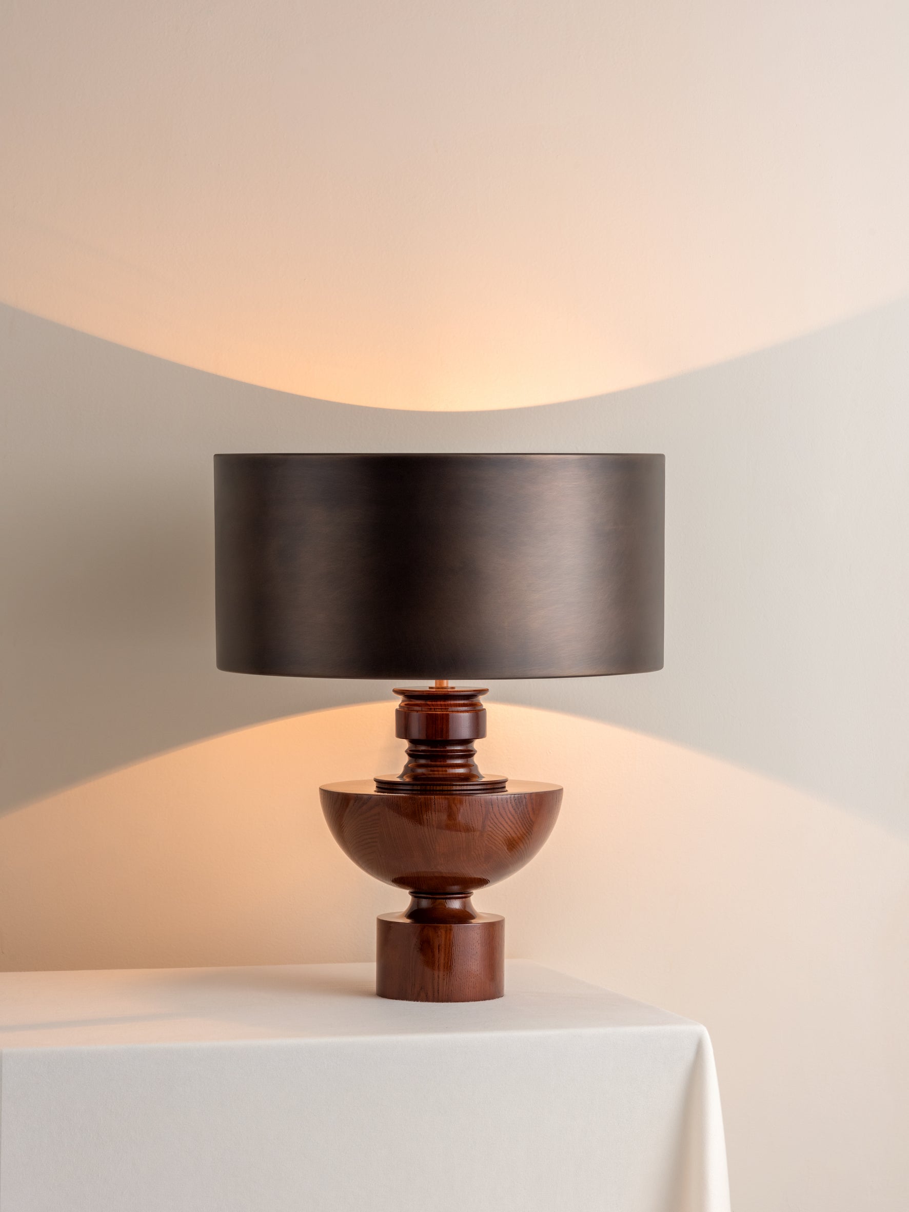 Edition 1.2 - spun wood table lamp - base only | Table Lamp | Lights & Lamps Inc | Modern Affordable Designer Lighting | USA