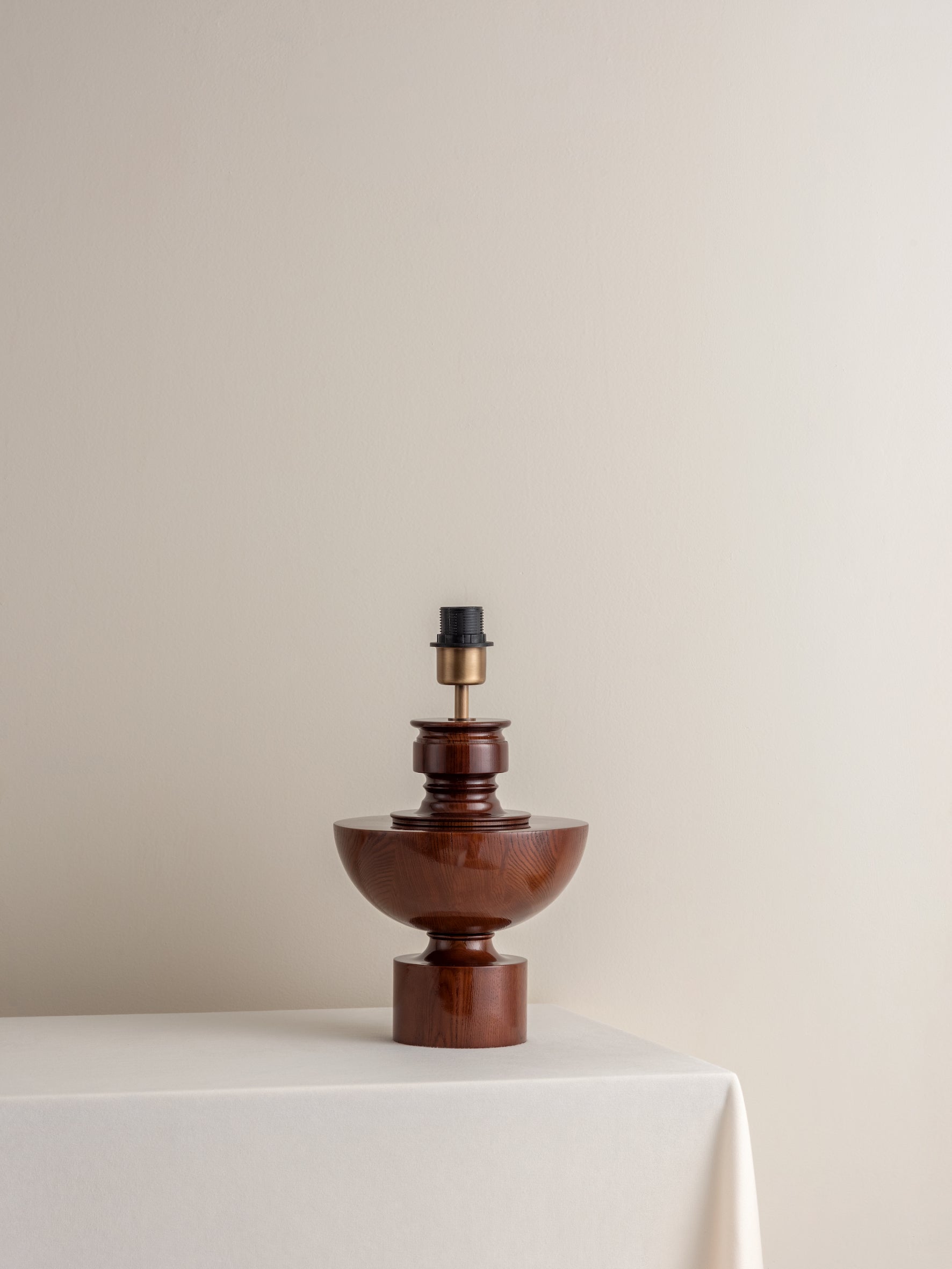 Edition 1.2 - spun wood table lamp - base only | Table Lamp | Lights & Lamps Inc | Modern Affordable Designer Lighting | USA