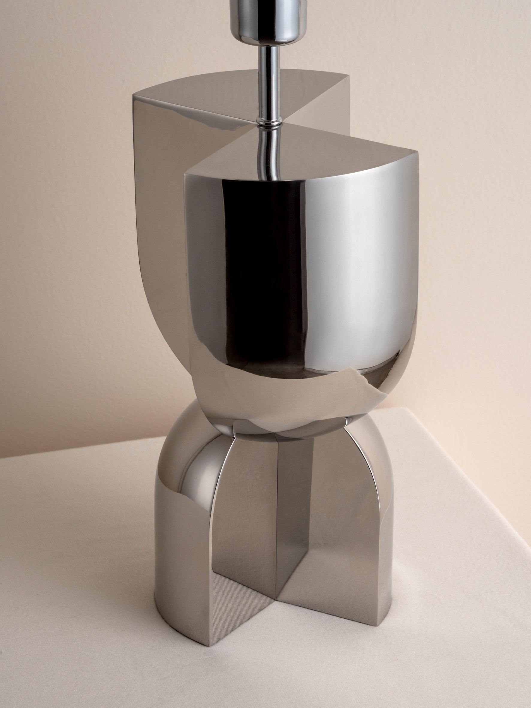 Edition 1.5 - chrome table lamp - base only | Table Lamp | Lights & Lamps Inc | Modern Affordable Designer Lighting | USA