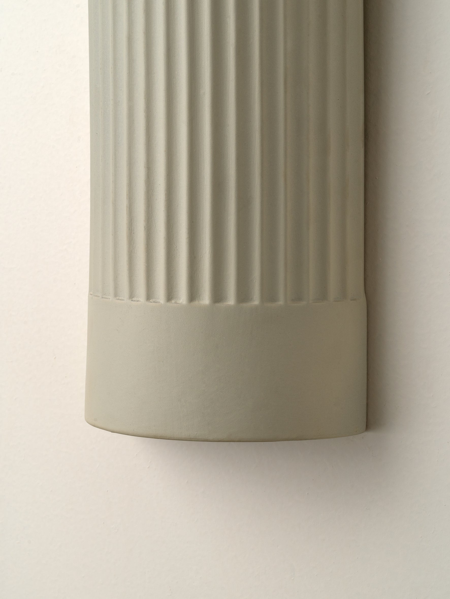 Enza - warm white ribbed concrete wall light | Wall Light | Lights & Lamps Inc | Modern Affordable Designer Lighting | USA