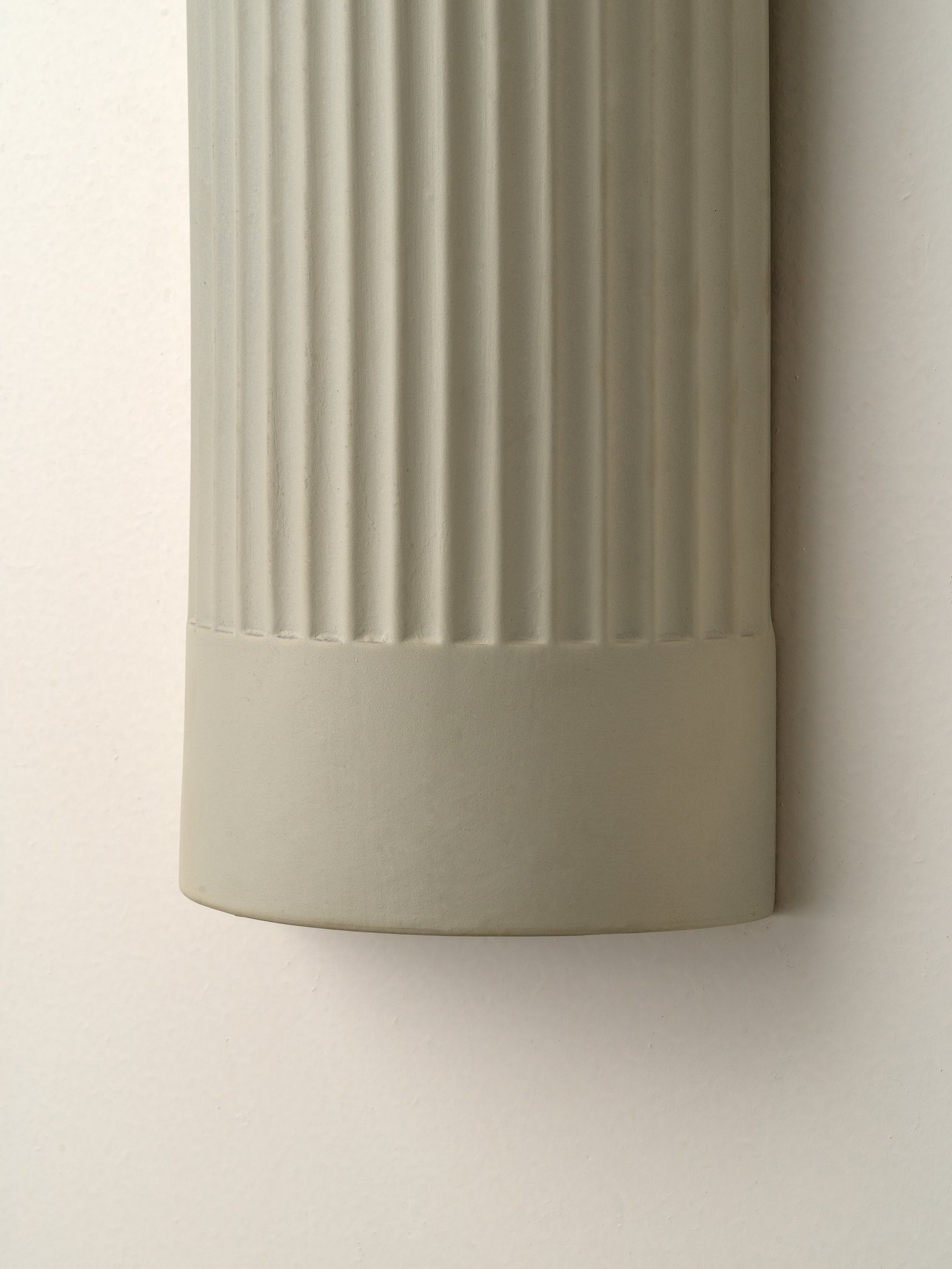 Enza - warm white  ribbed concrete wall light | Wall Light | Lights & Lamps Inc | Modern Affordable Designer Lighting | USA