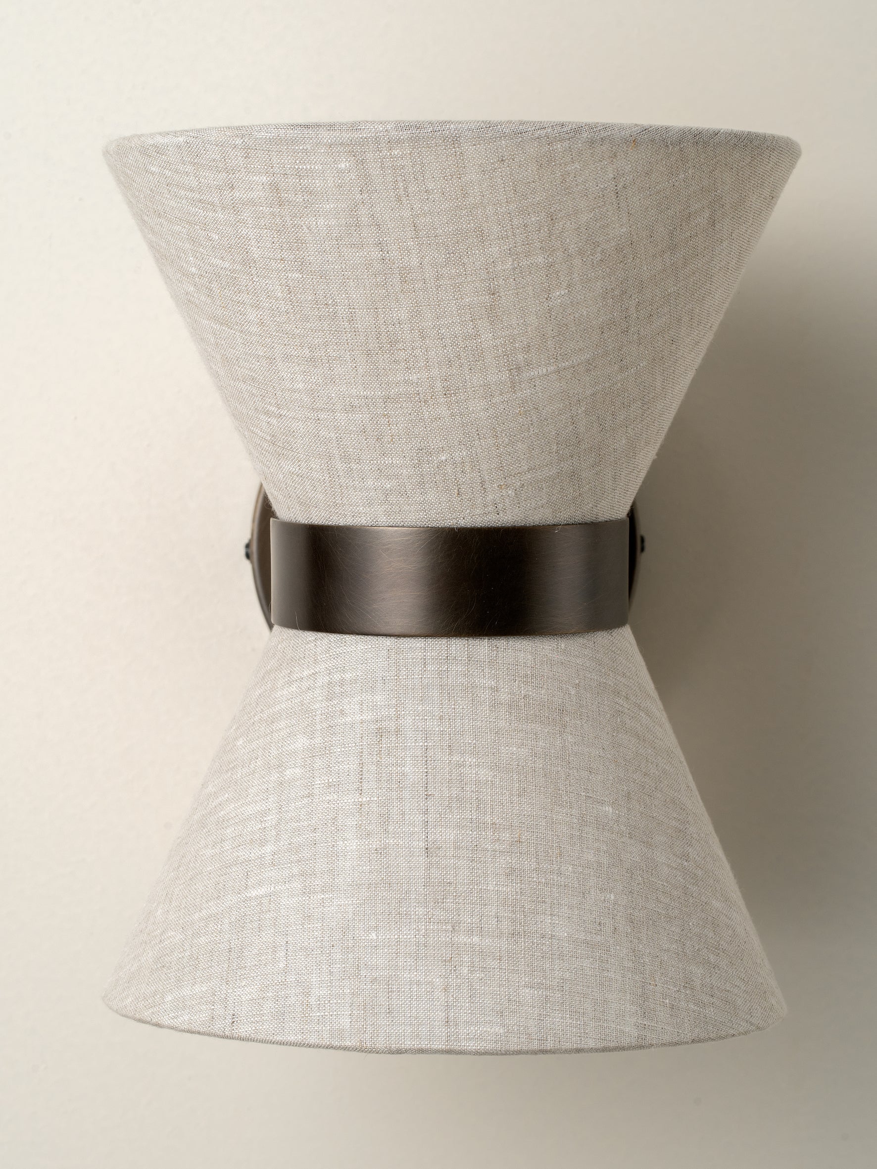 Renwick - linen and bronze wall light | Wall Light | Lights & Lamps Inc | Modern Affordable Designer Lighting | USA