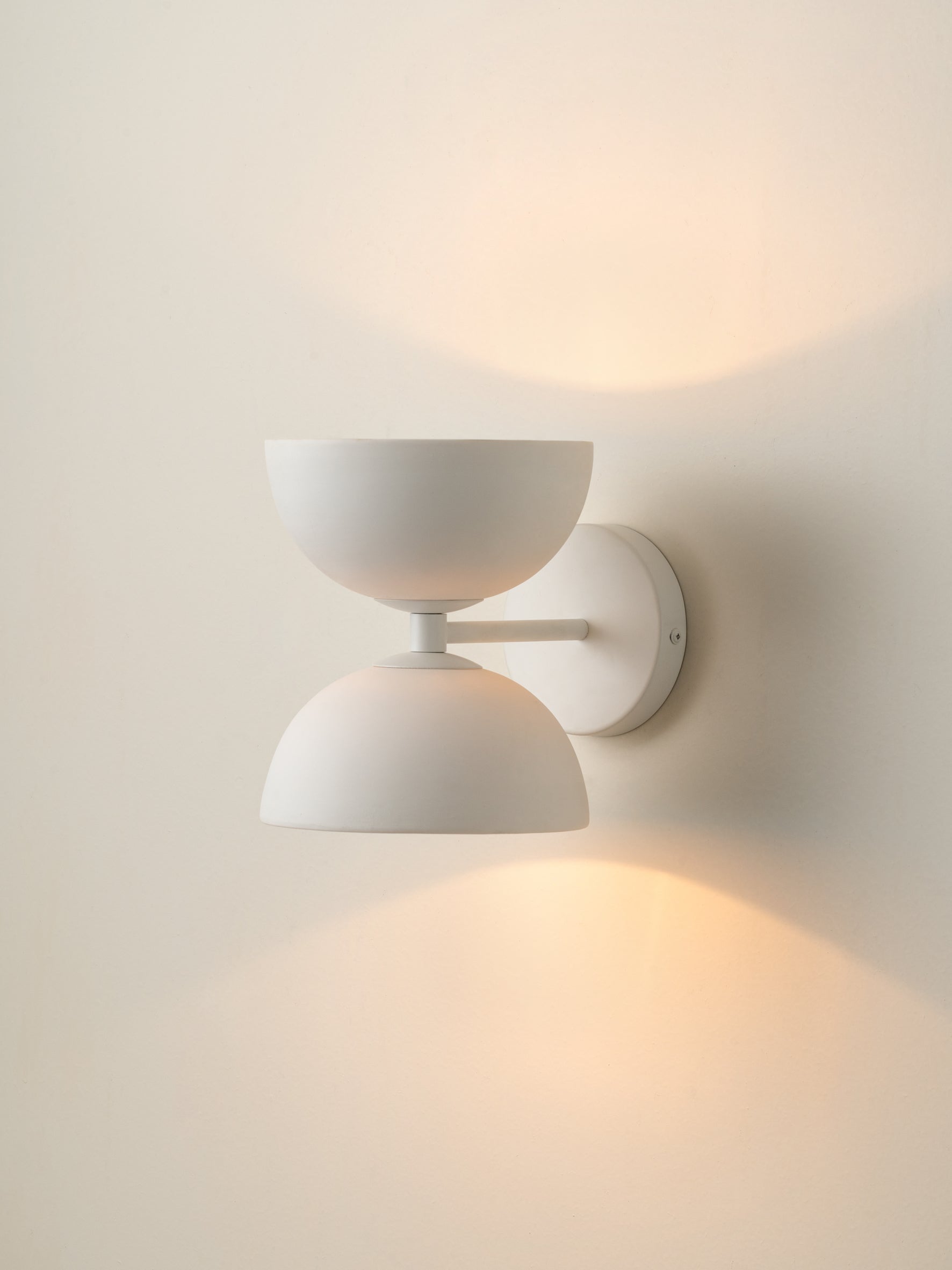 Ruzo - 2 light warm white and porcelain wall light | Wall Light | Lights & Lamps Inc | Modern Affordable Designer Lighting | USA