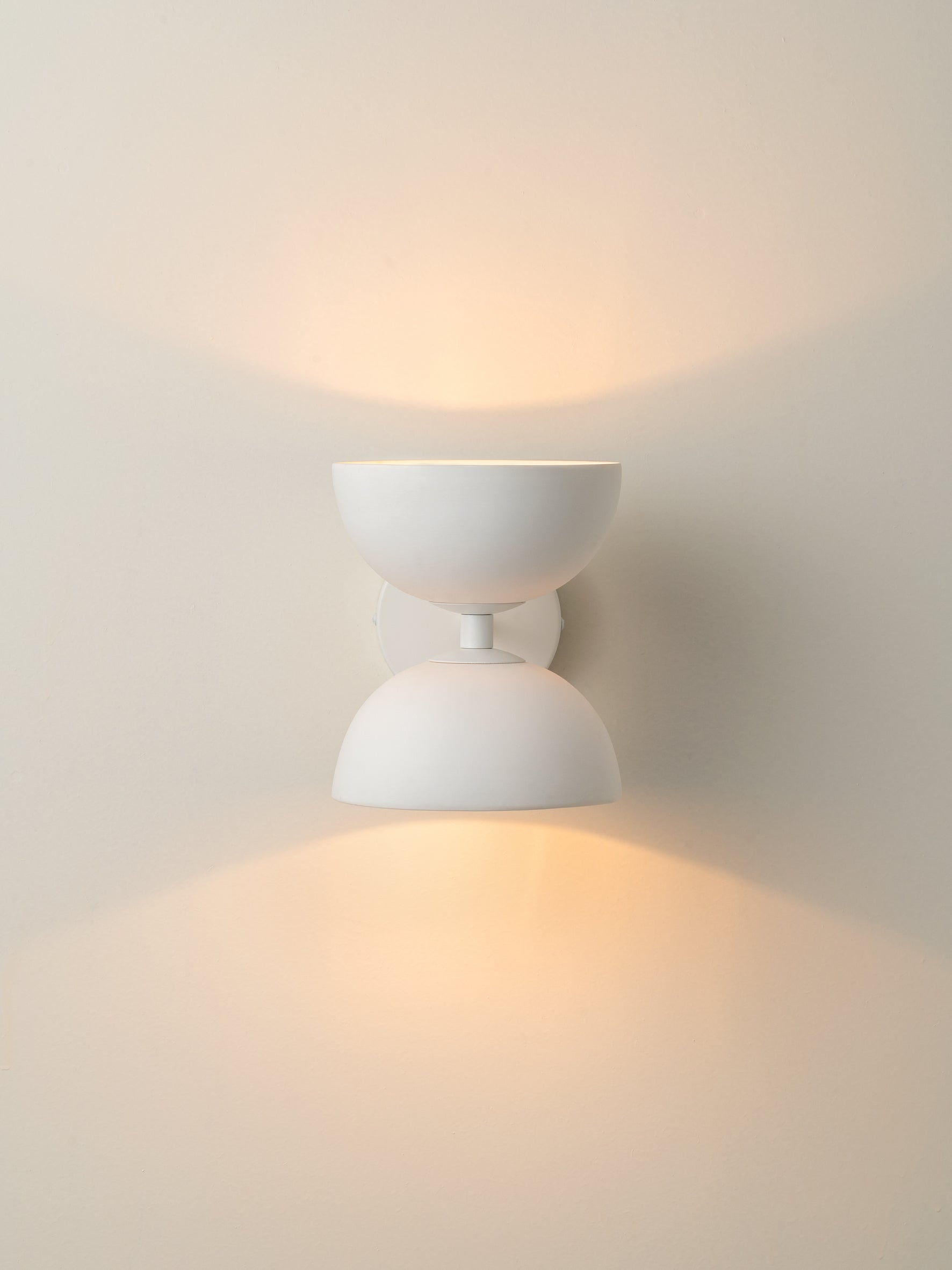 Ruzo - 2 light warm white and porcelain wall light | Wall Light | Lights & Lamps Inc | Modern Affordable Designer Lighting | USA
