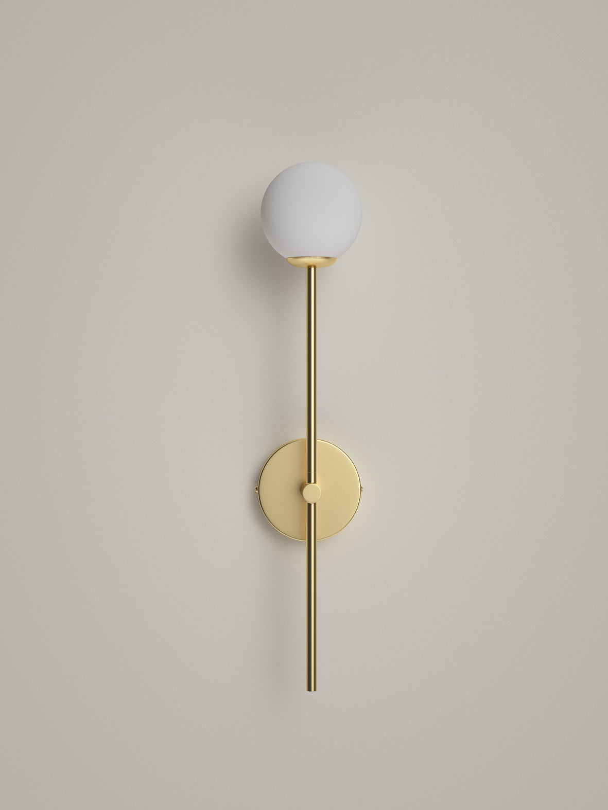 Chelso - brushed brass and opal wall light | Wall Light | Lights & Lamps Inc | Modern Affordable Designer Lighting | USA