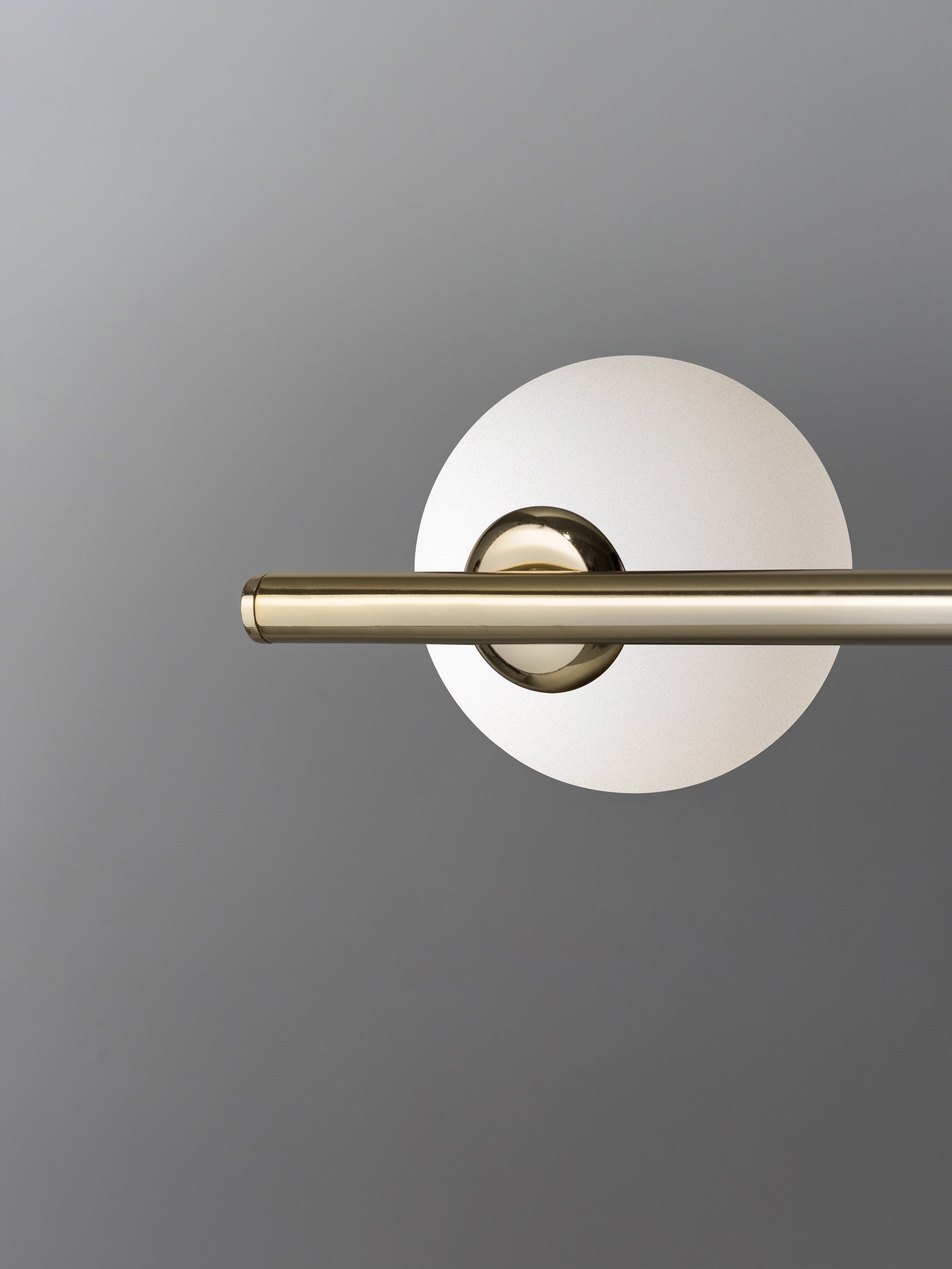 Perch - 4 light brass and opal pendant bar | Ceiling Light | Lights & Lamps Inc | Modern Affordable Designer Lighting | USA