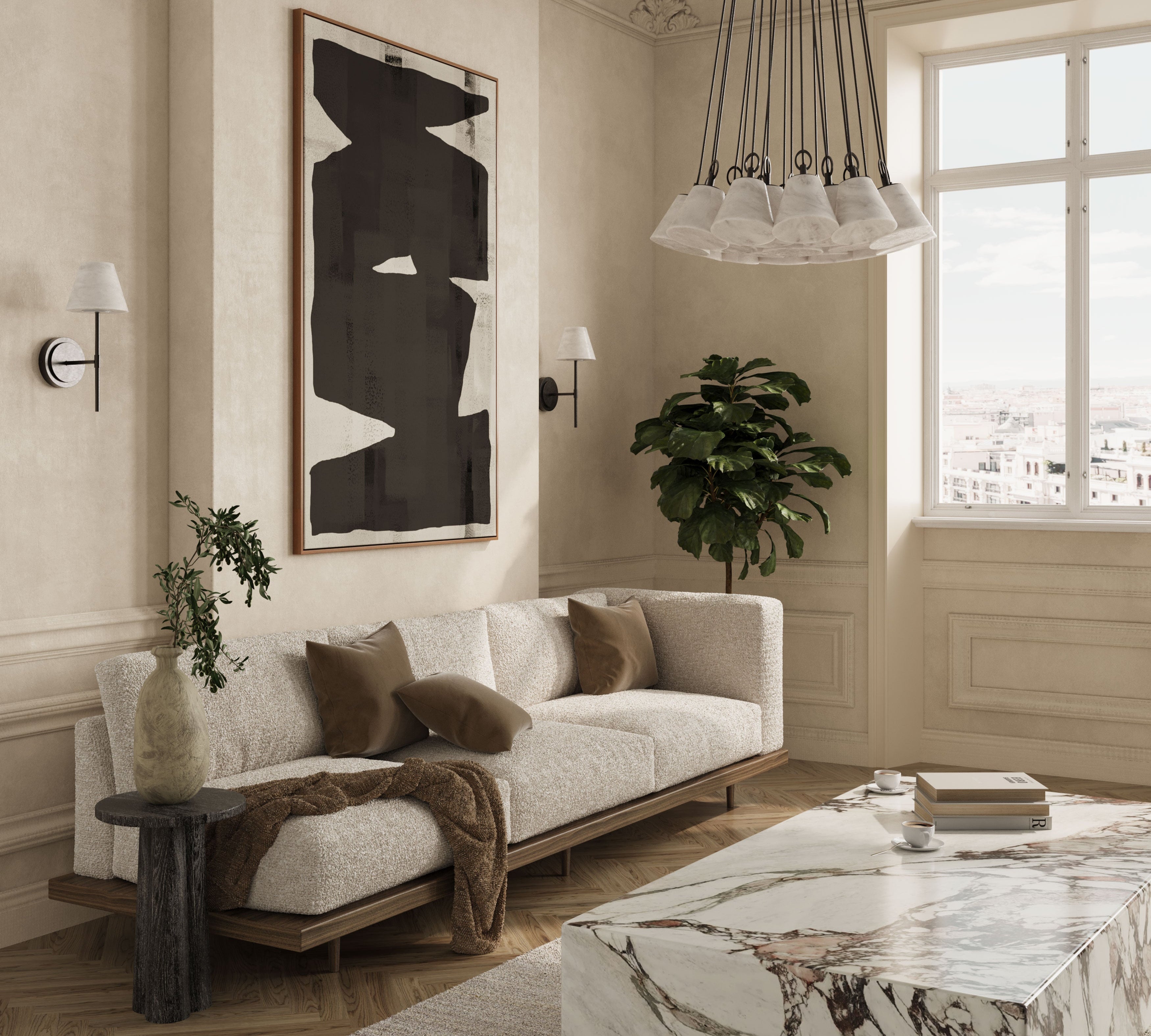 Modern black pendant lights: bold statements in minimalist decor