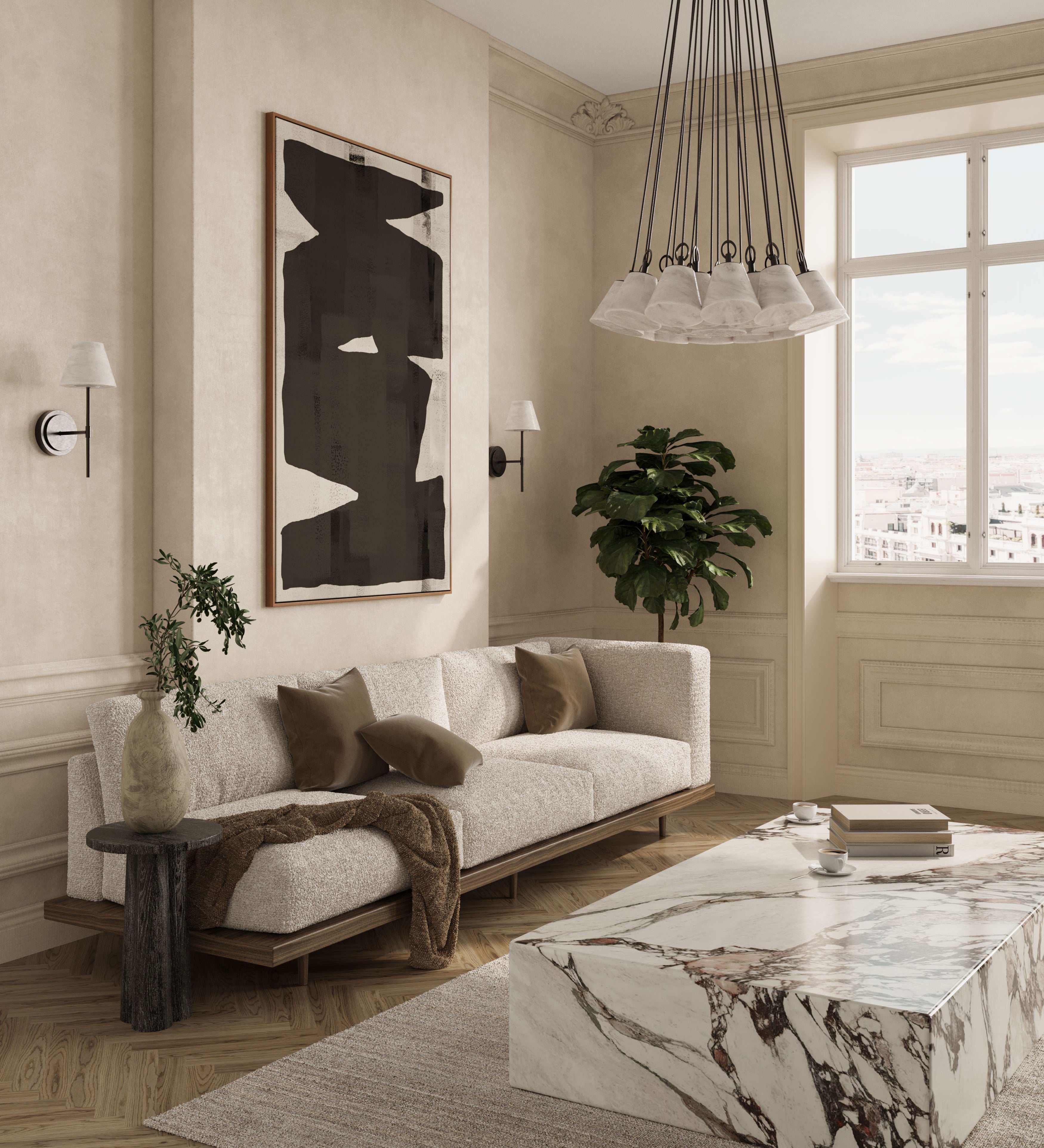 Modern black pendant lights: bold statements in minimalist decor