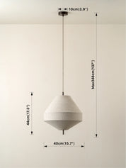 Solara - medium aged brass and layered natural linen pendant | Ceiling Light | Lights & Lamps | US | Modern Affordable Designer Lighting